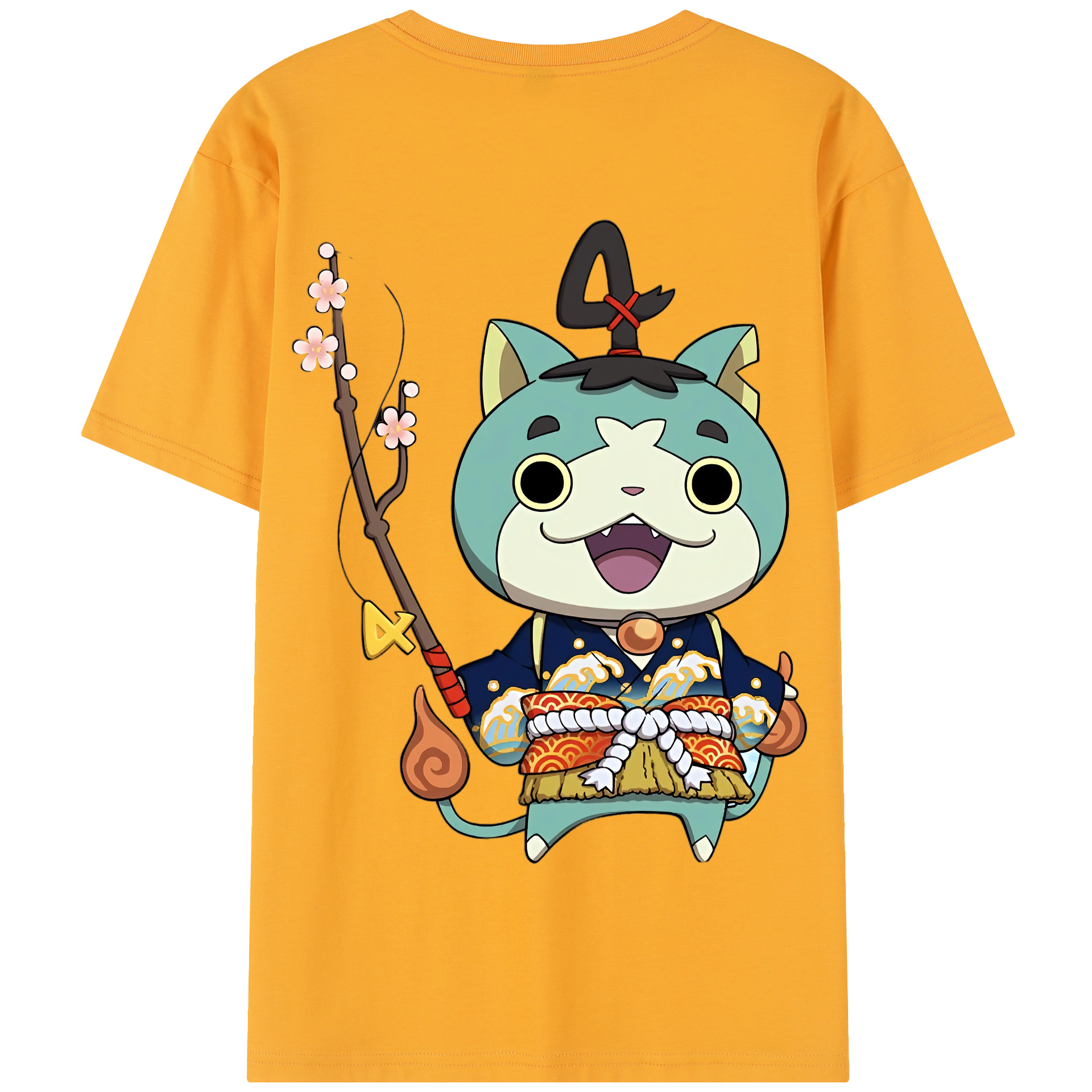 （画像用） 妖怪ウォッチ Yo-kai Watch 綿100％半袖Tシャツ（背面プリント）