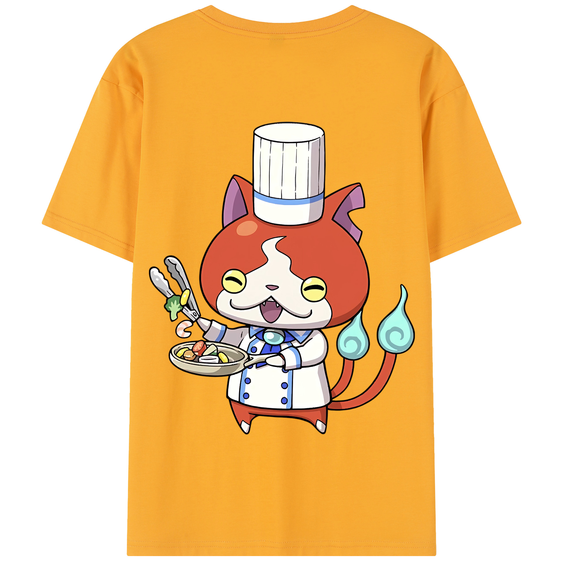 （画像用） 妖怪ウォッチ Yo-kai Watch 綿100％半袖Tシャツ（背面プリント）