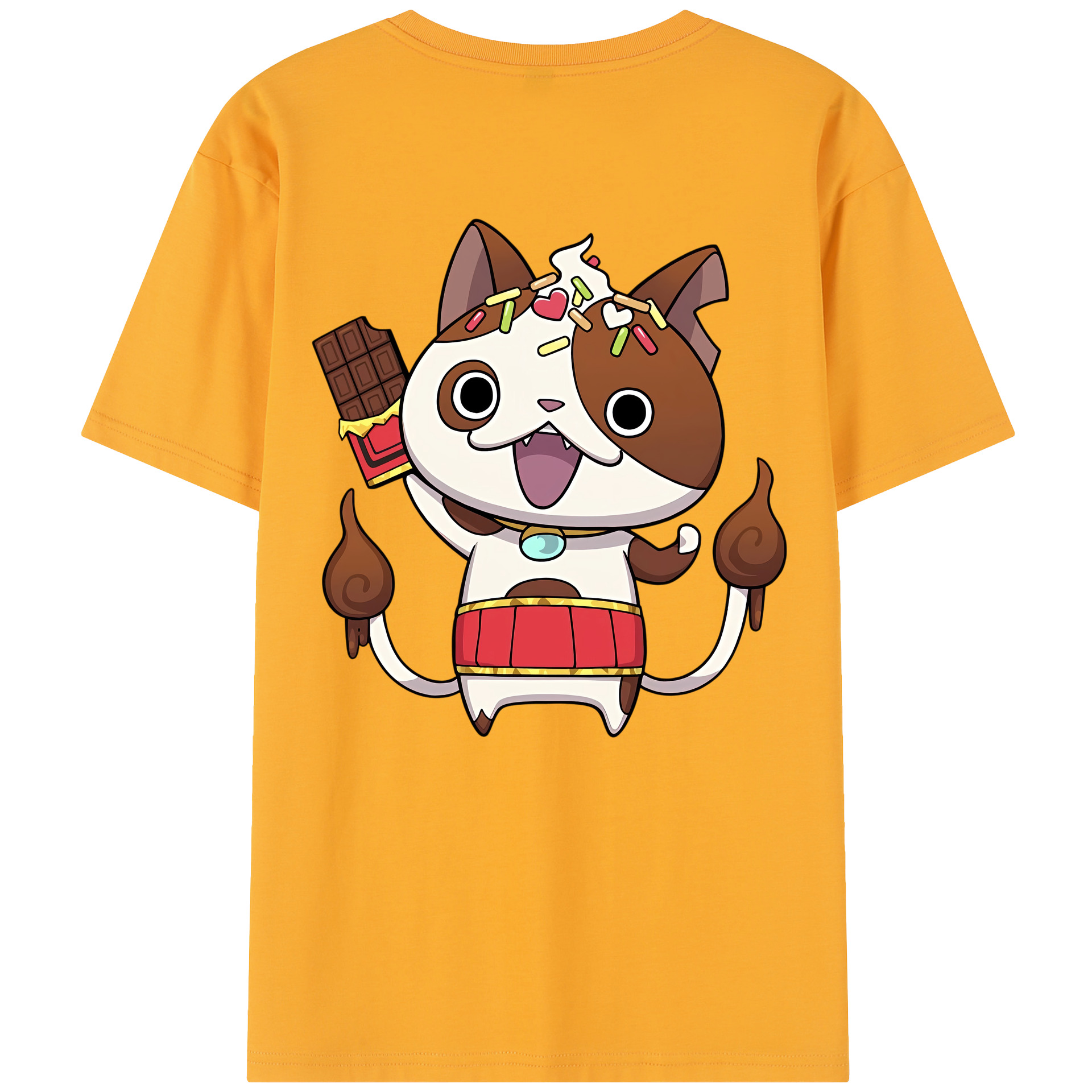 （画像用） 妖怪ウォッチ Yo-kai Watch 綿100％半袖Tシャツ（背面プリント）