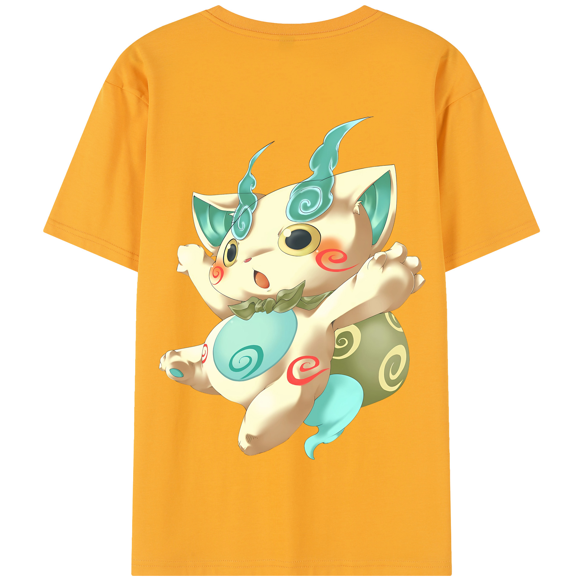 （画像用） 妖怪ウォッチ Yo-kai Watch 綿100％半袖Tシャツ（背面プリント）