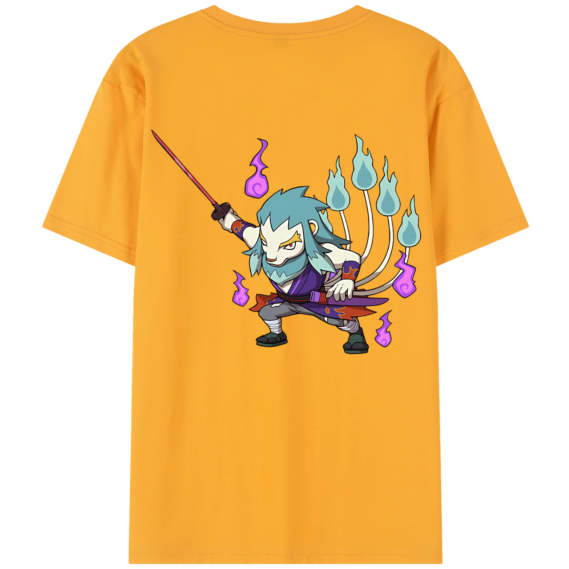 （画像用） 妖怪ウォッチ Yo-kai Watch 綿100％半袖Tシャツ（背面プリント）