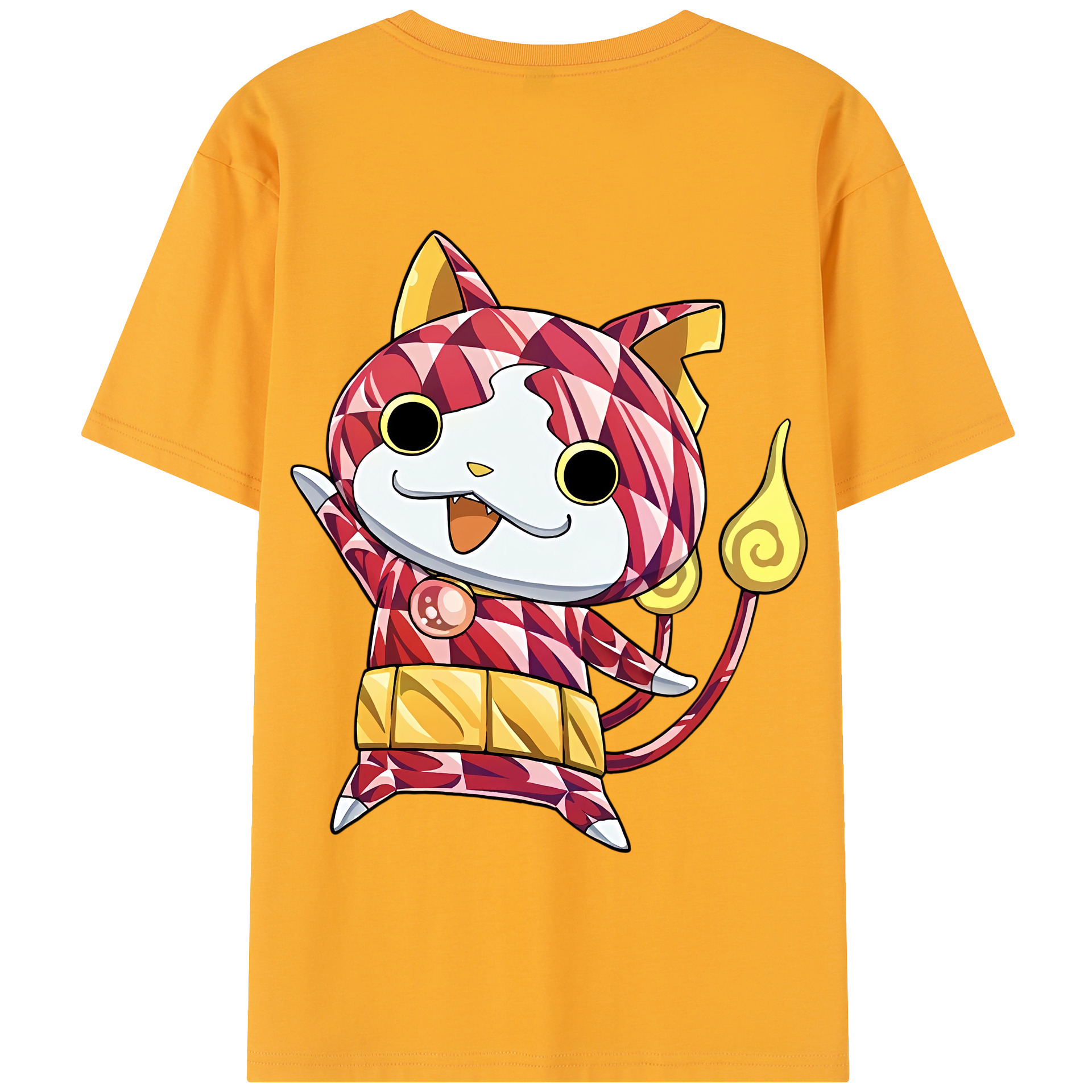 （画像用） 妖怪ウォッチ Yo-kai Watch 綿100％半袖Tシャツ（背面プリント）
