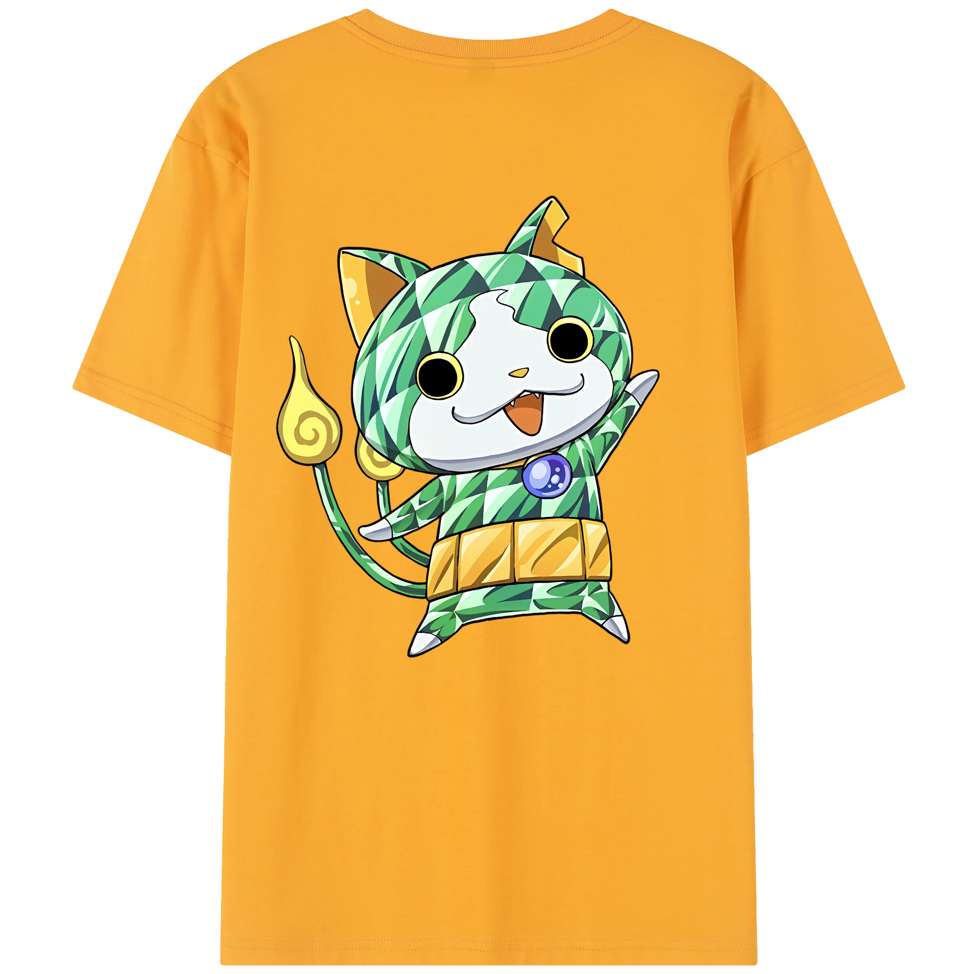 （画像用） 妖怪ウォッチ Yo-kai Watch 綿100％半袖Tシャツ（背面プリント）