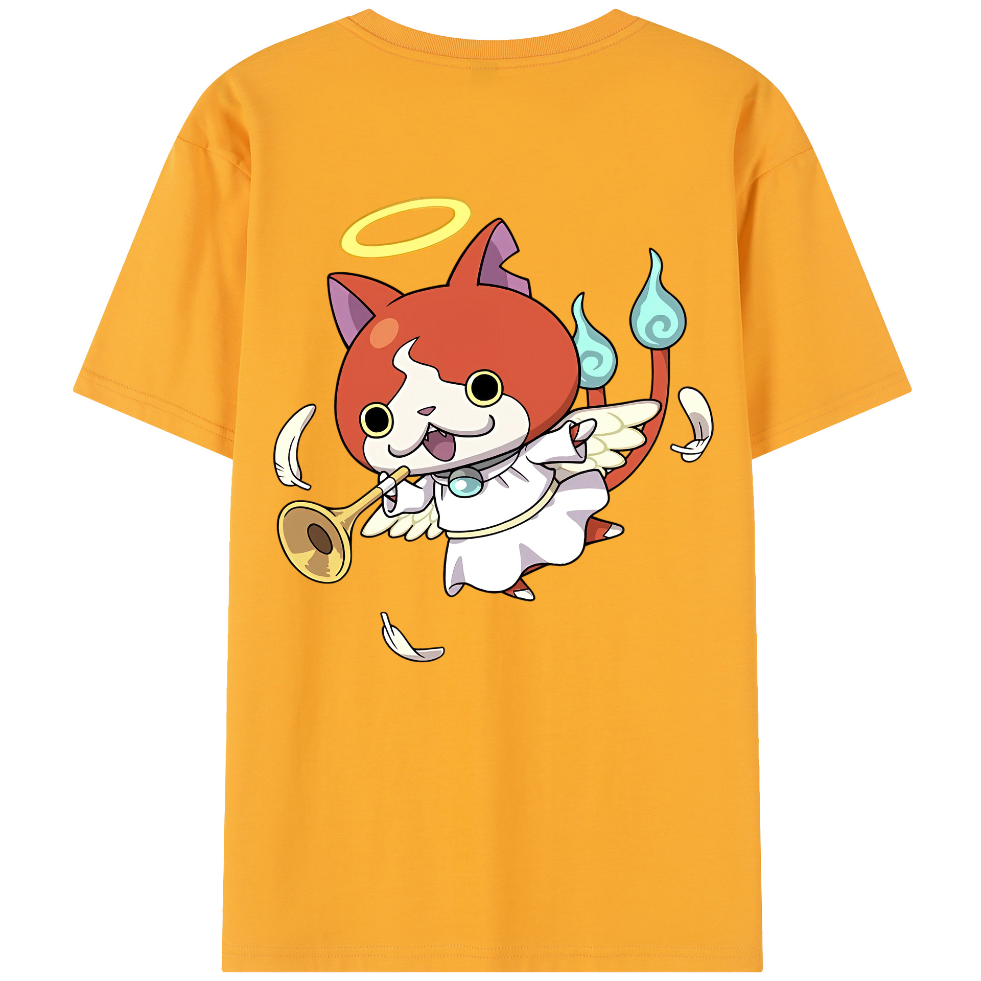（画像用） 妖怪ウォッチ Yo-kai Watch 綿100％半袖Tシャツ（背面プリント）