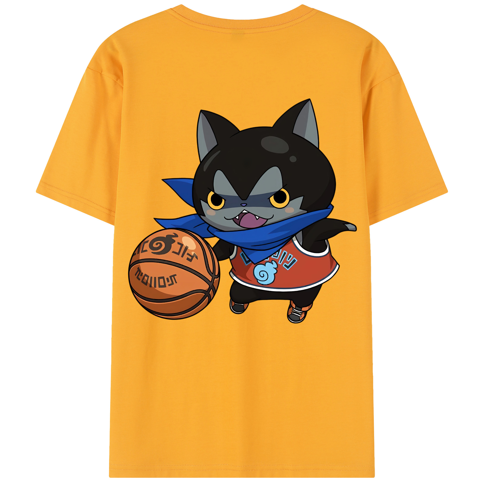 （画像用） 妖怪ウォッチ Yo-kai Watch 綿100％半袖Tシャツ（背面プリント）