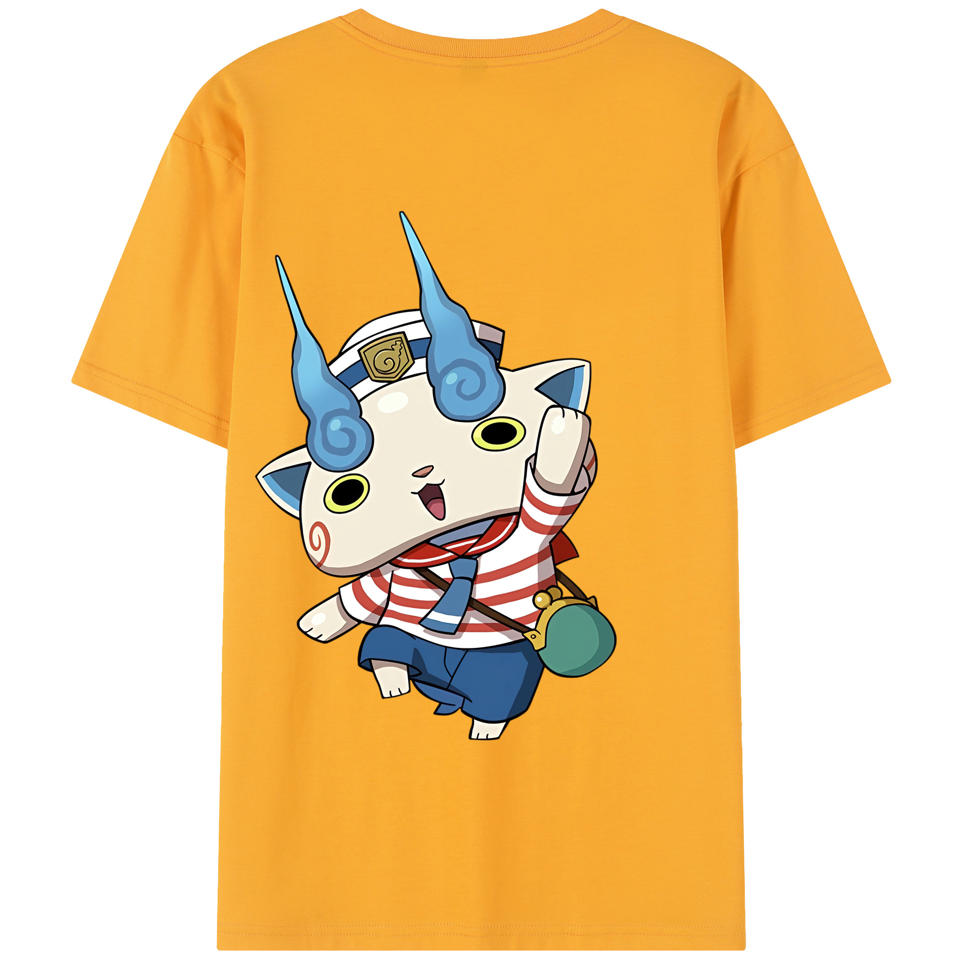 （画像用） 妖怪ウォッチ Yo-kai Watch 綿100％半袖Tシャツ（背面プリント）