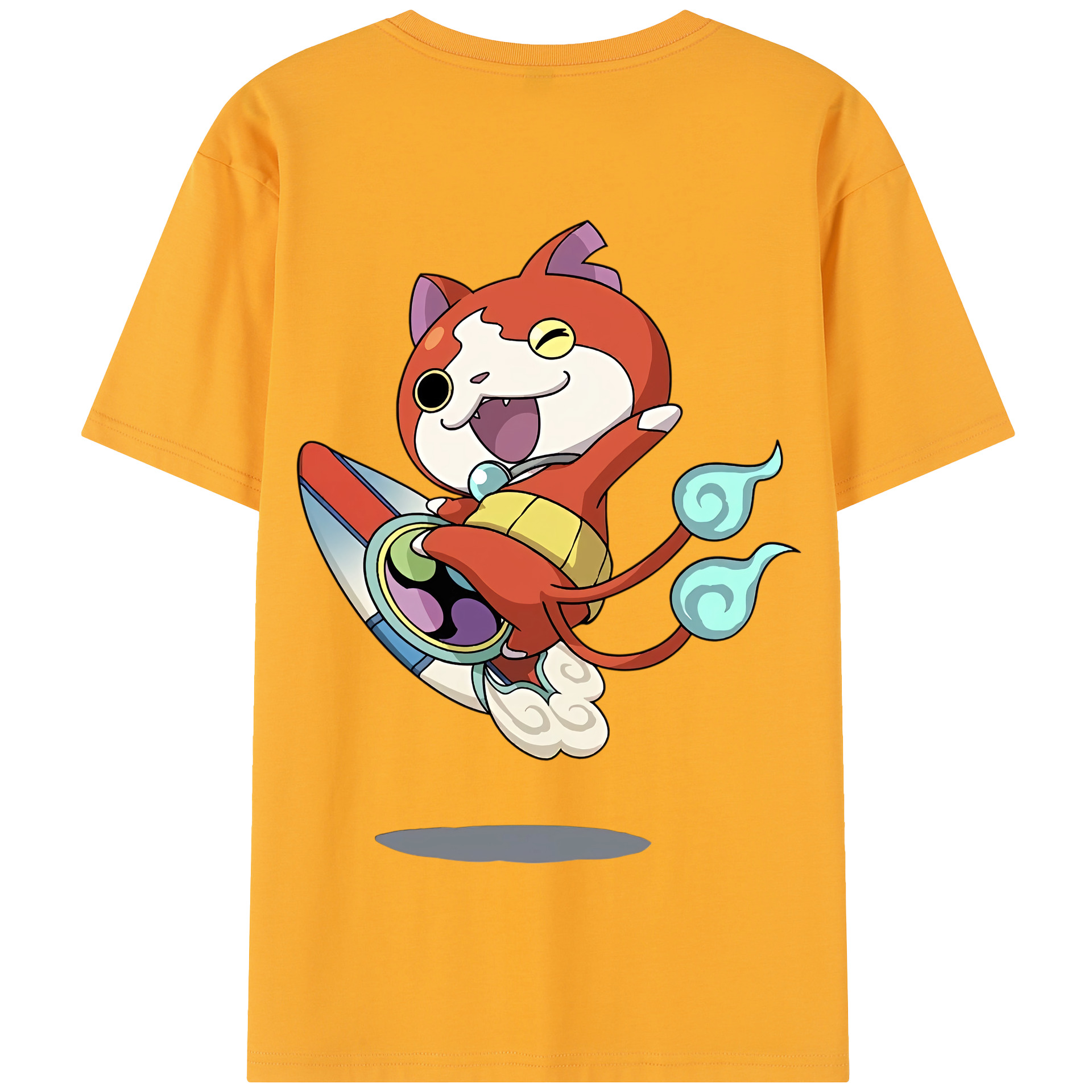 （画像用） 妖怪ウォッチ Yo-kai Watch 綿100％半袖Tシャツ（背面プリント）