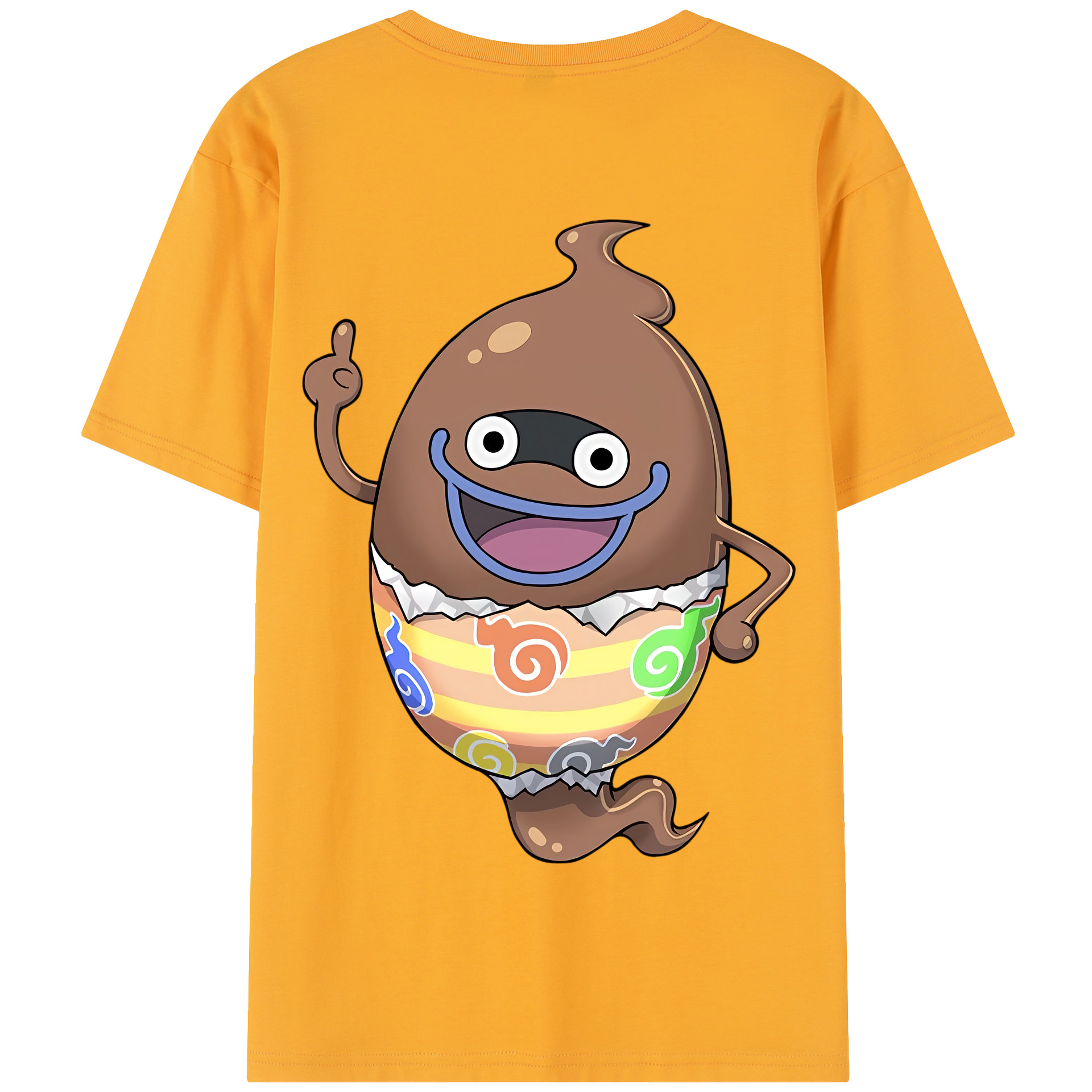 （画像用） 妖怪ウォッチ Yo-kai Watch 綿100％半袖Tシャツ（背面プリント）