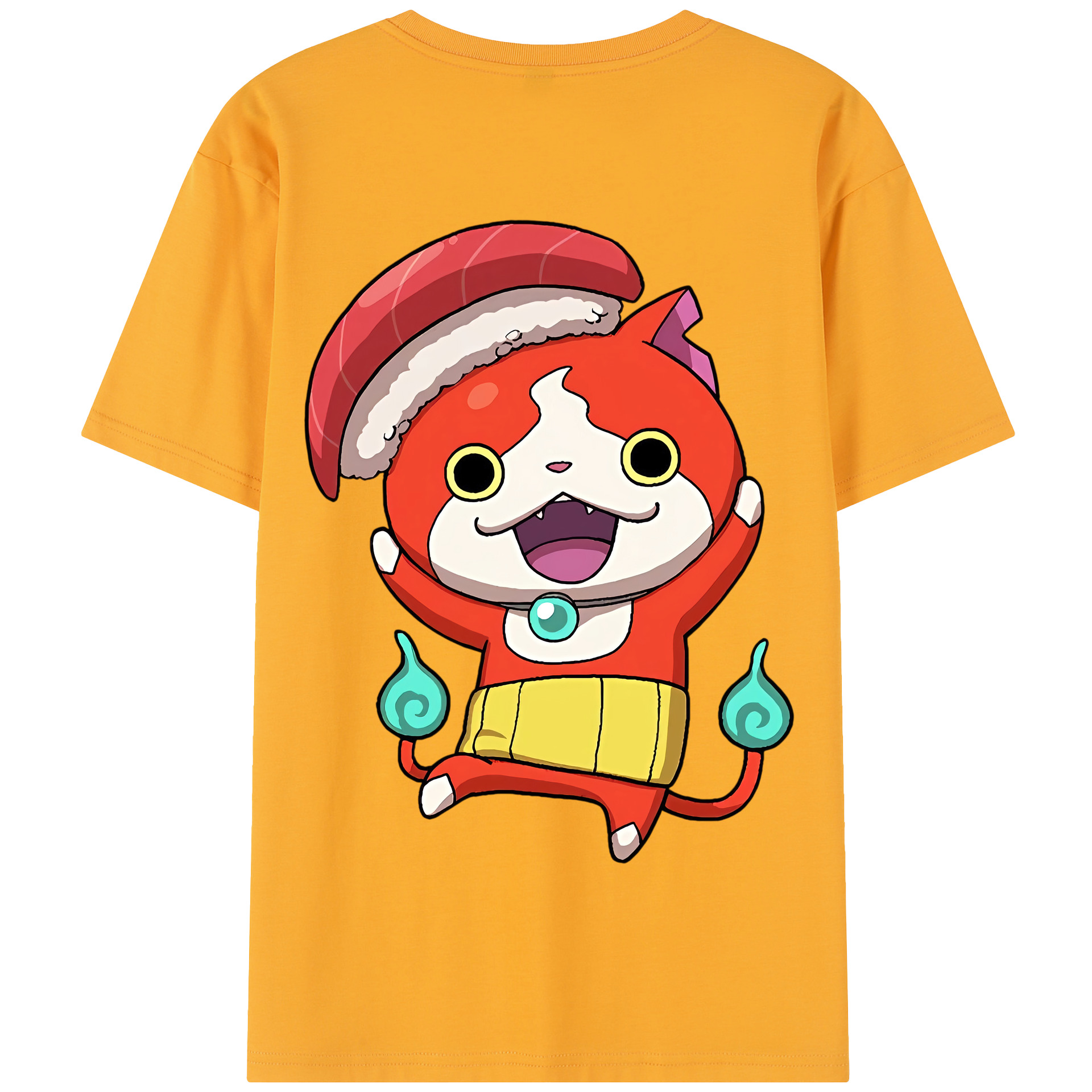 （画像用） 妖怪ウォッチ Yo-kai Watch 綿100％半袖Tシャツ（背面プリント）