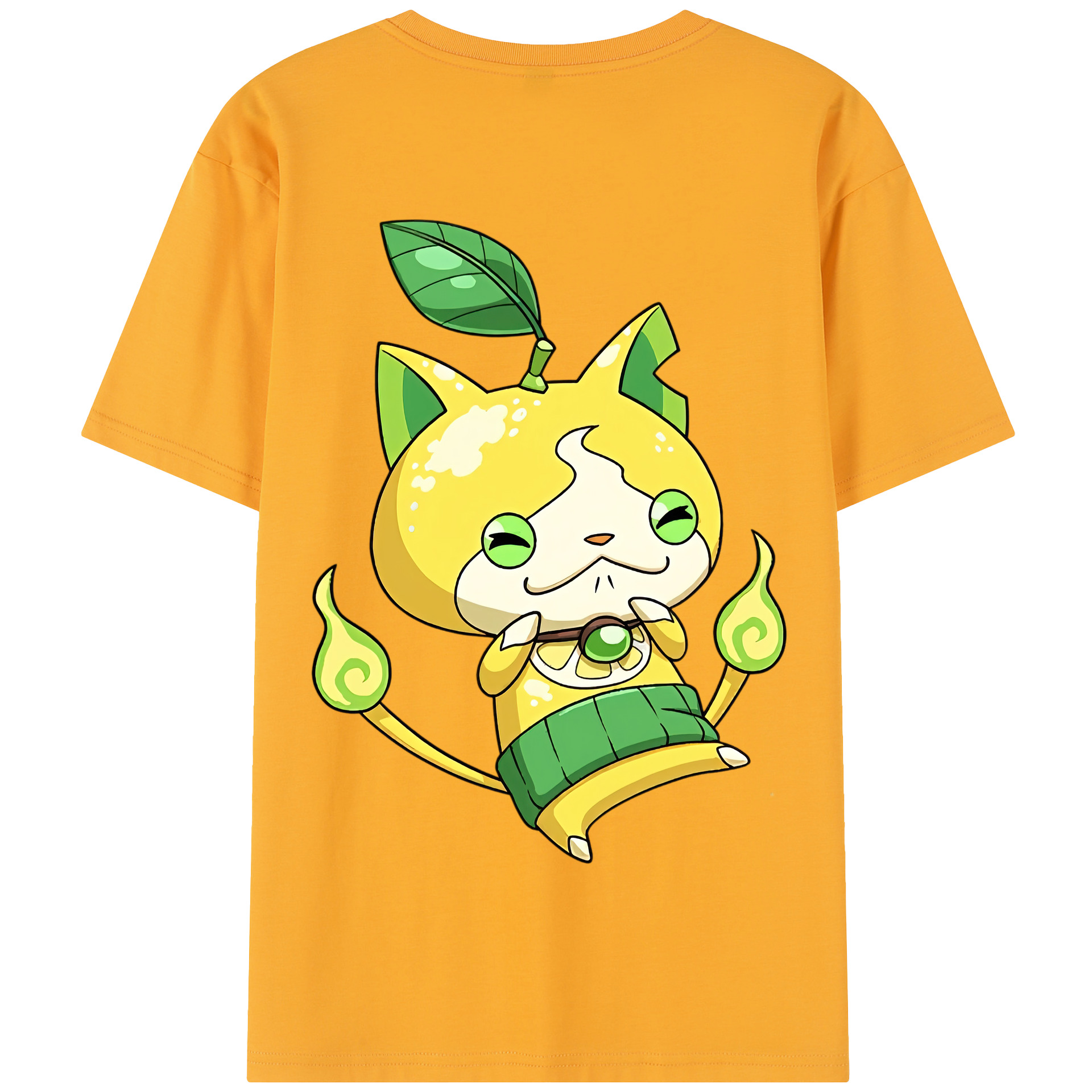 （画像用） 妖怪ウォッチ Yo-kai Watch 綿100％半袖Tシャツ（背面プリント）