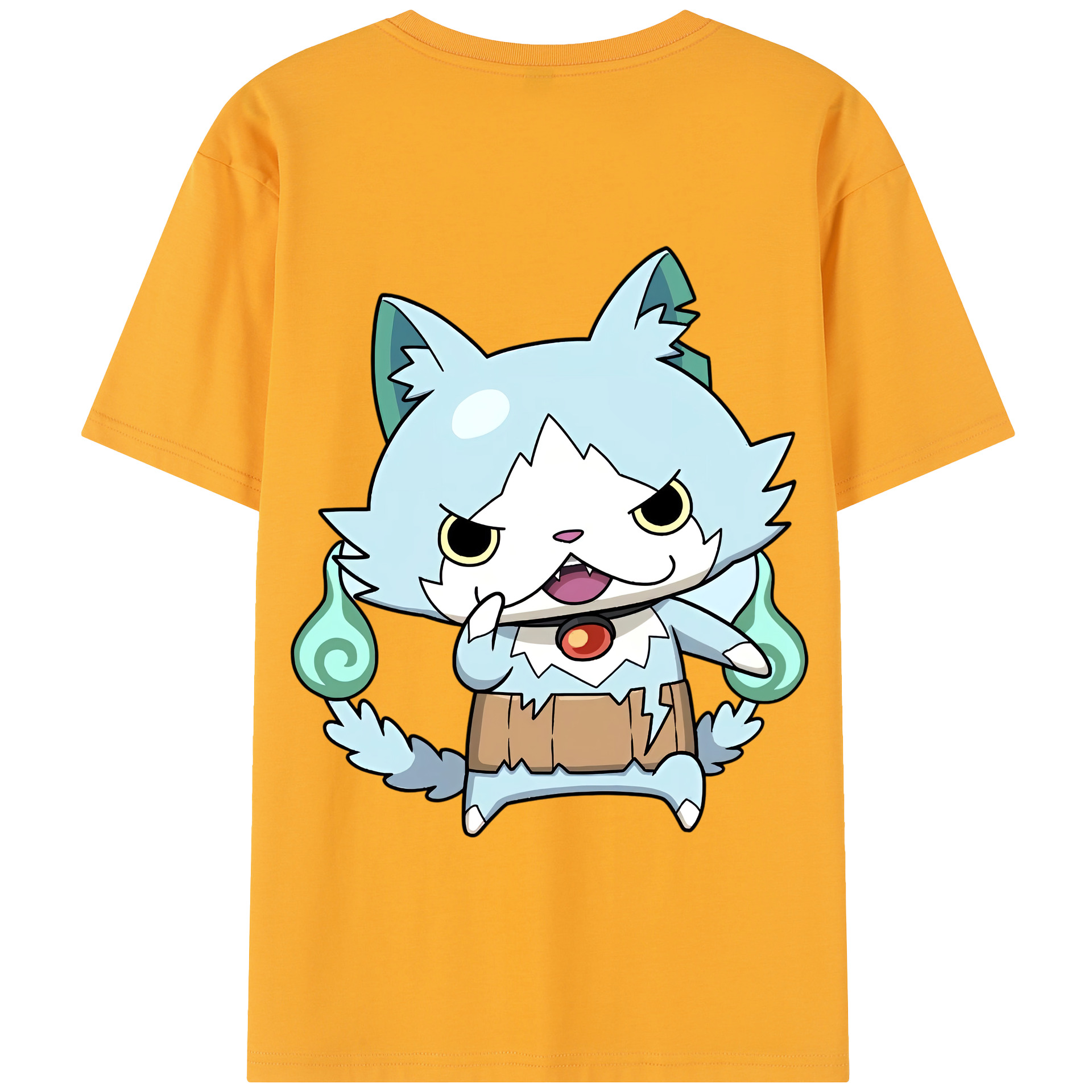 （画像用） 妖怪ウォッチ Yo-kai Watch 綿100％半袖Tシャツ（背面プリント）