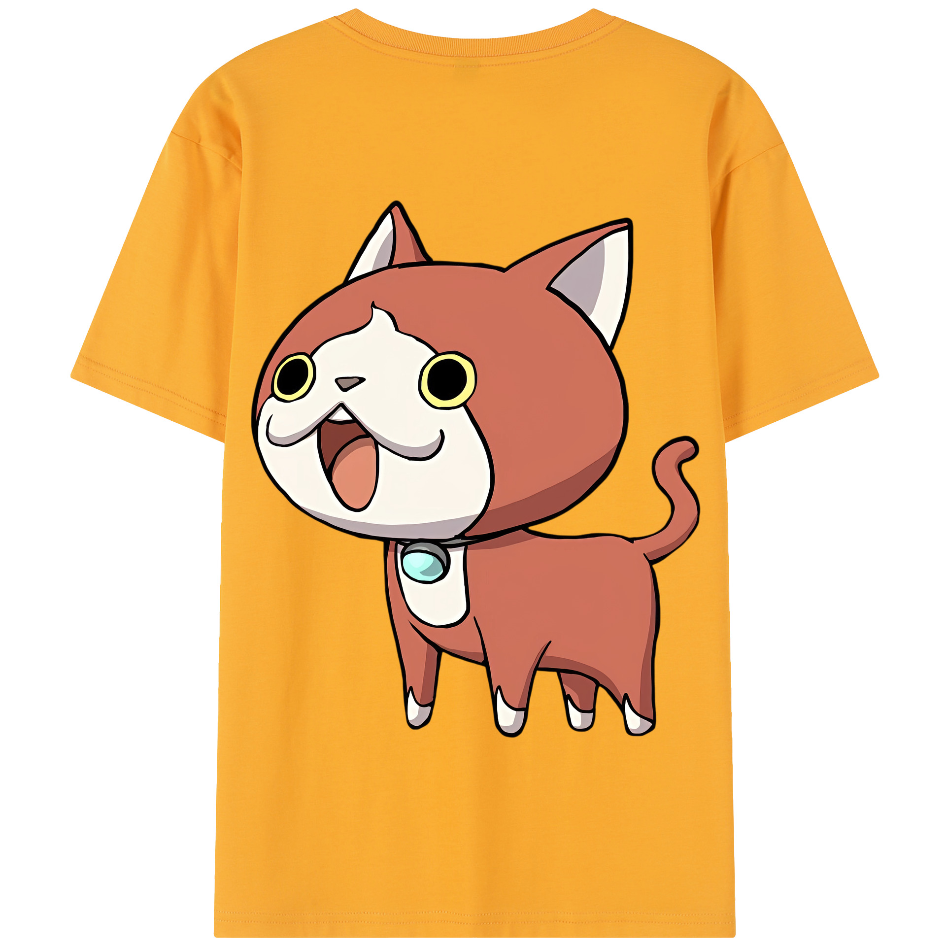 （画像用） 妖怪ウォッチ Yo-kai Watch 綿100％半袖Tシャツ（背面プリント）