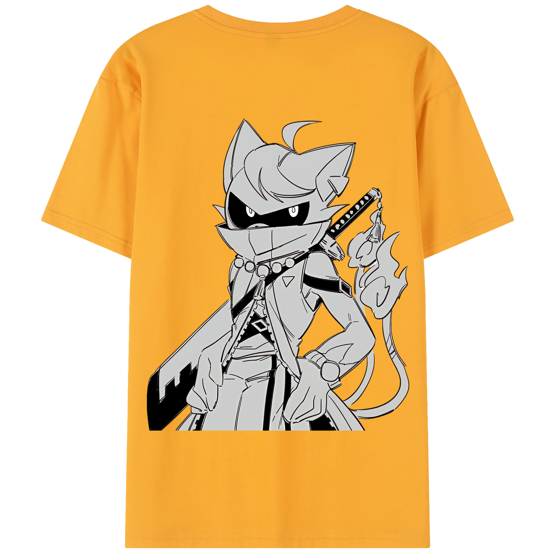 （画像用） 妖怪ウォッチ Yo-kai Watch 綿100％半袖Tシャツ（背面プリント）