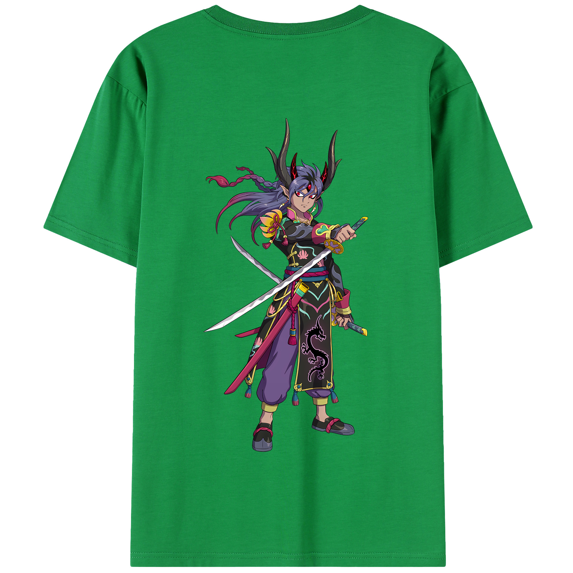 （画像用） 妖怪ウォッチ Yo-kai Watch 綿100％半袖Tシャツ（背面プリント）