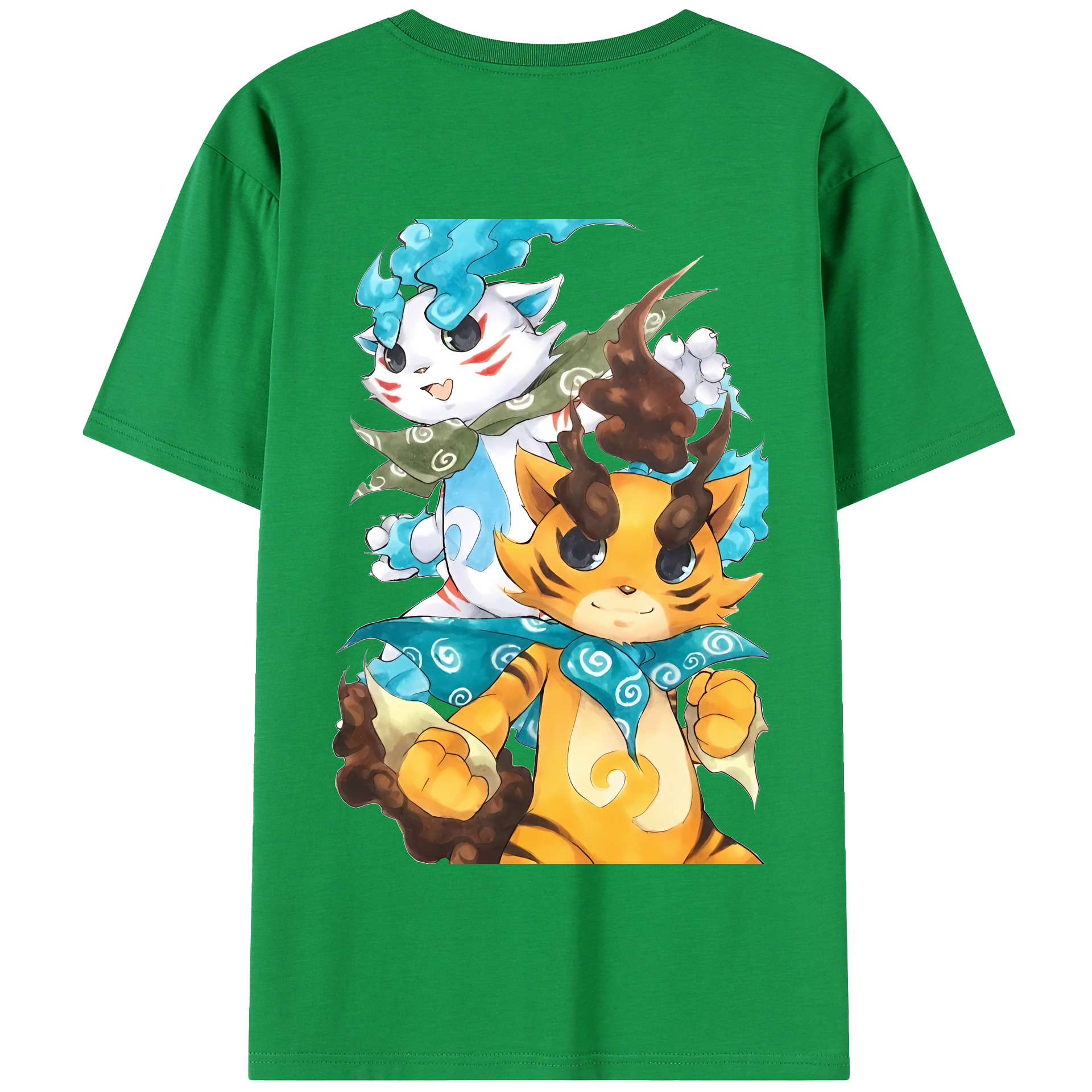 （画像用） 妖怪ウォッチ Yo-kai Watch 綿100％半袖Tシャツ（背面プリント）