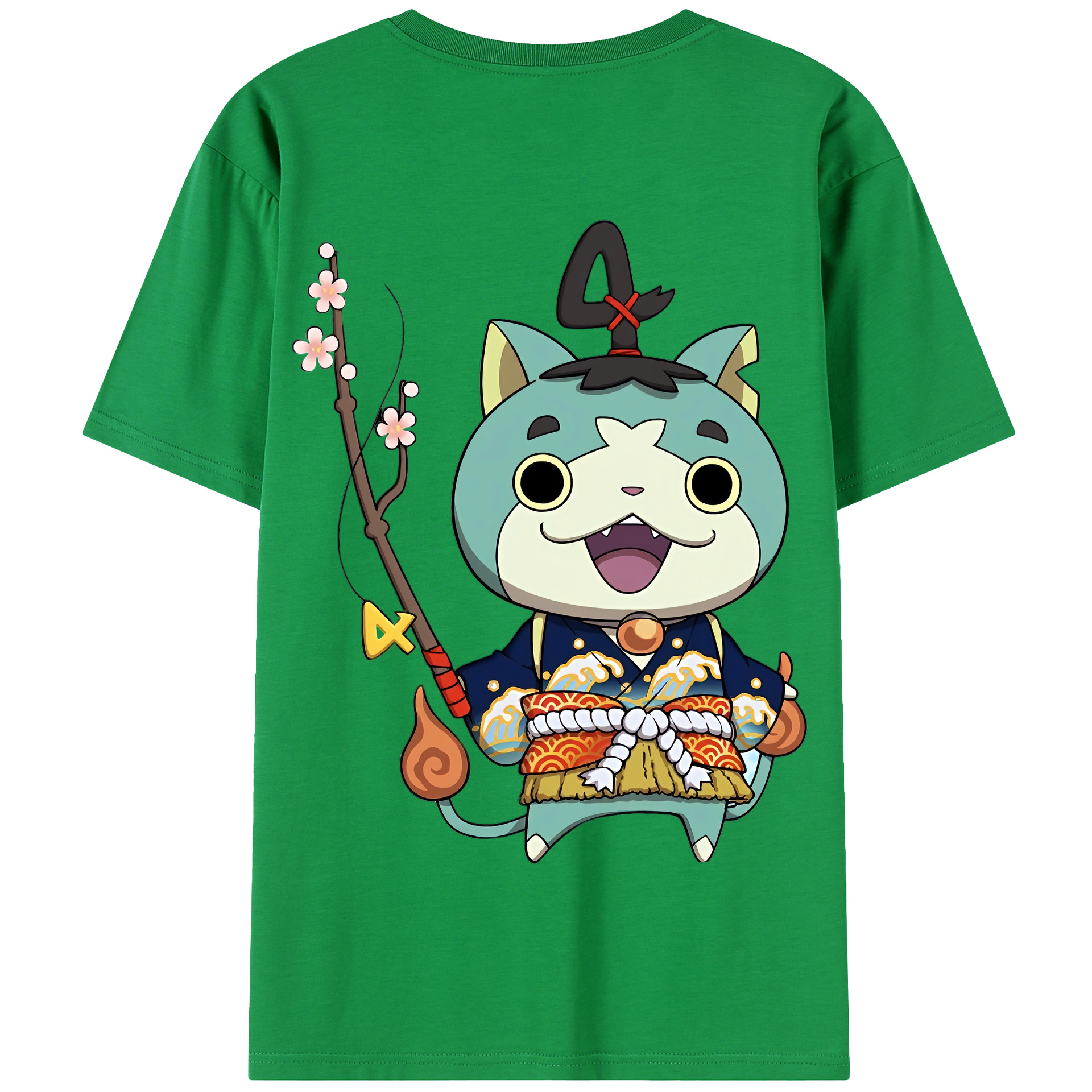 （画像用） 妖怪ウォッチ Yo-kai Watch 綿100％半袖Tシャツ（背面プリント）