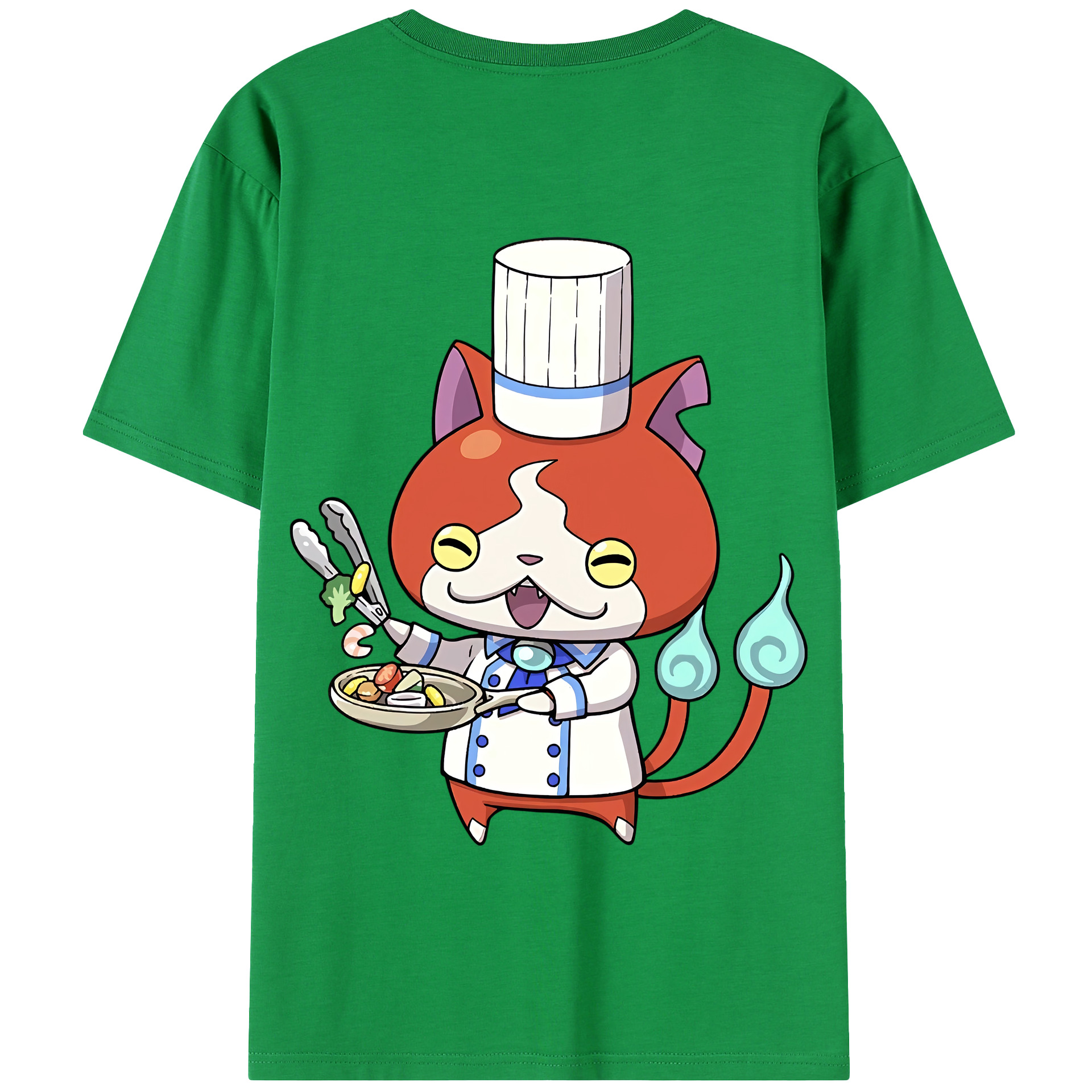 （画像用） 妖怪ウォッチ Yo-kai Watch 綿100％半袖Tシャツ（背面プリント）