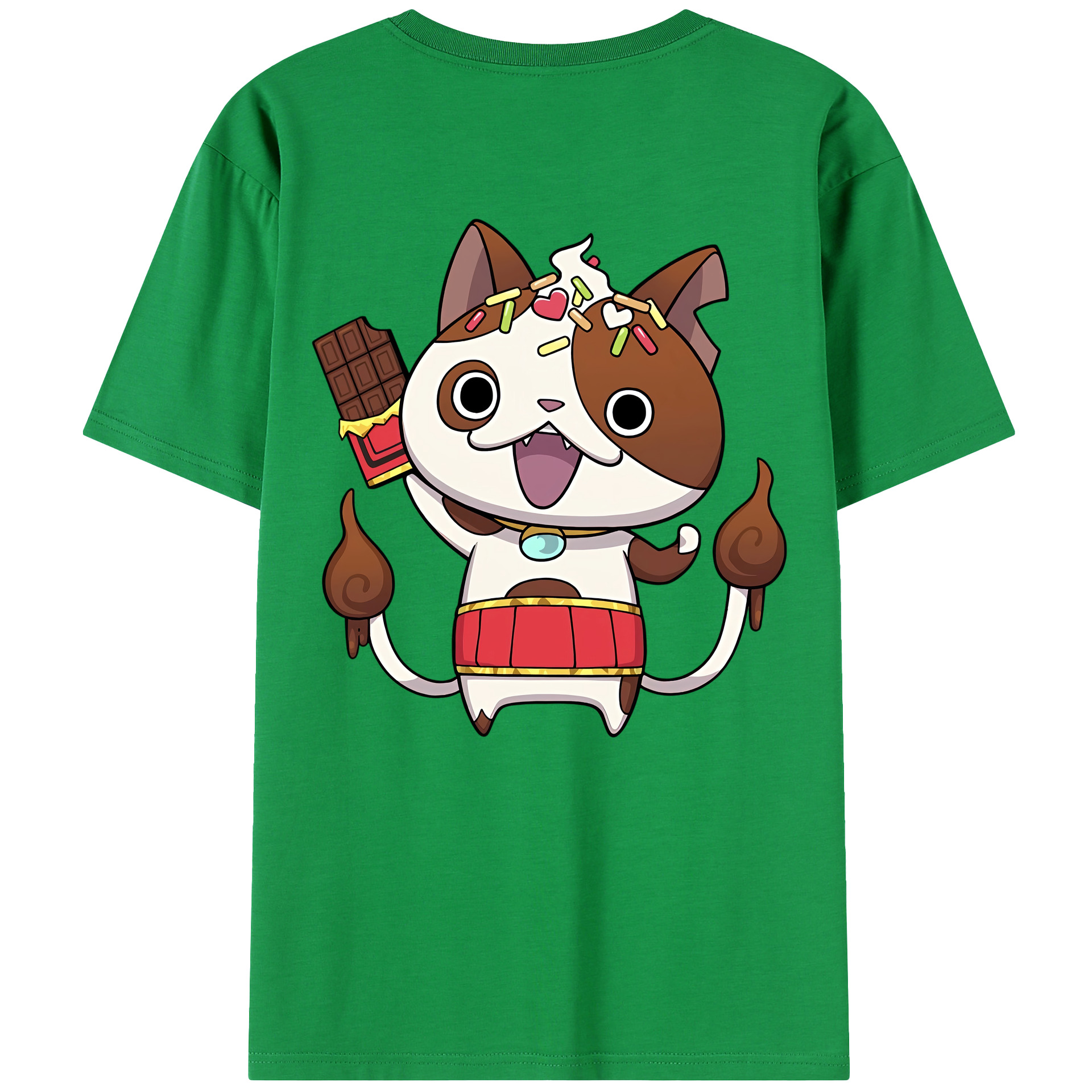 （画像用） 妖怪ウォッチ Yo-kai Watch 綿100％半袖Tシャツ（背面プリント）