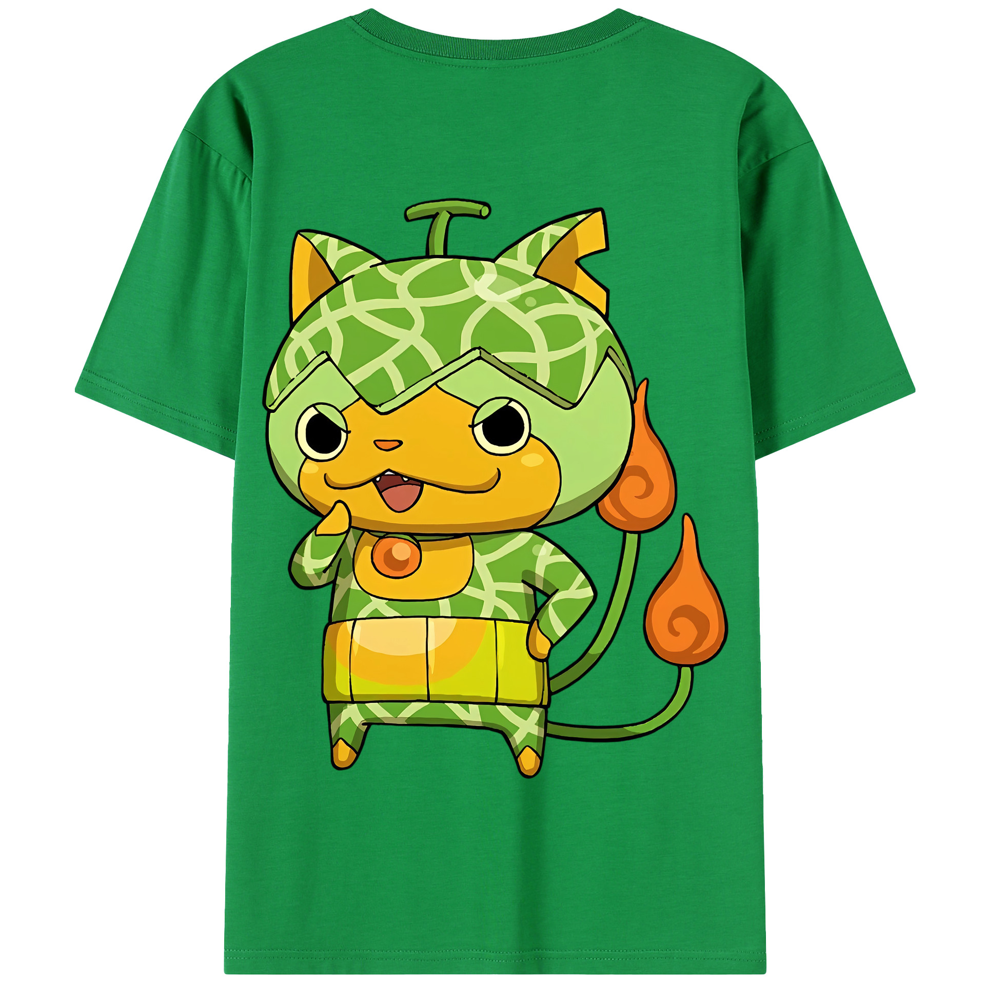 （画像用） 妖怪ウォッチ Yo-kai Watch 綿100％半袖Tシャツ（背面プリント）