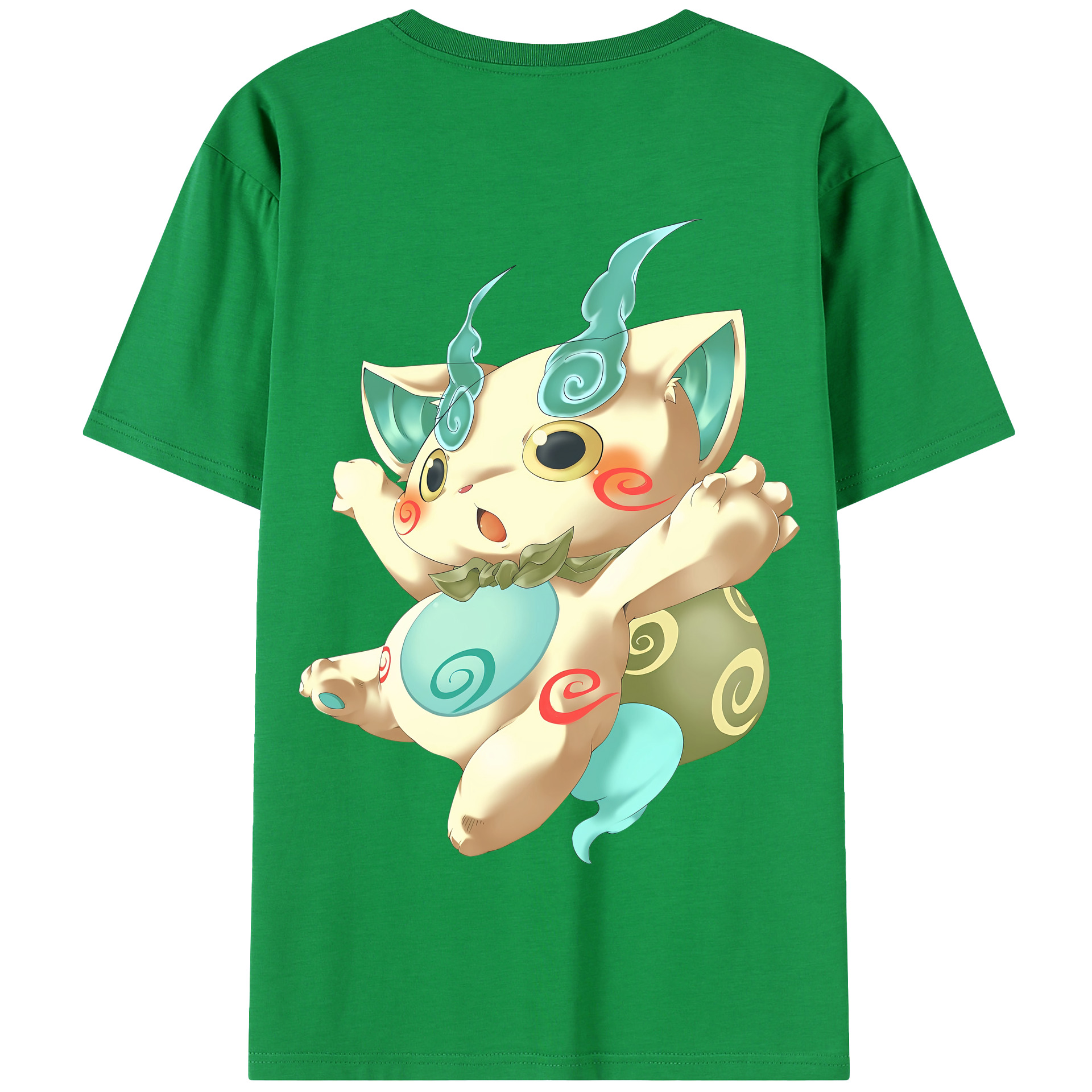 （画像用） 妖怪ウォッチ Yo-kai Watch 綿100％半袖Tシャツ（背面プリント）