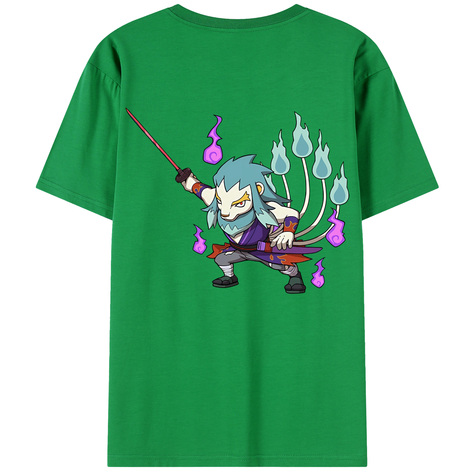 （画像用） 妖怪ウォッチ Yo-kai Watch 綿100％半袖Tシャツ（背面プリント）