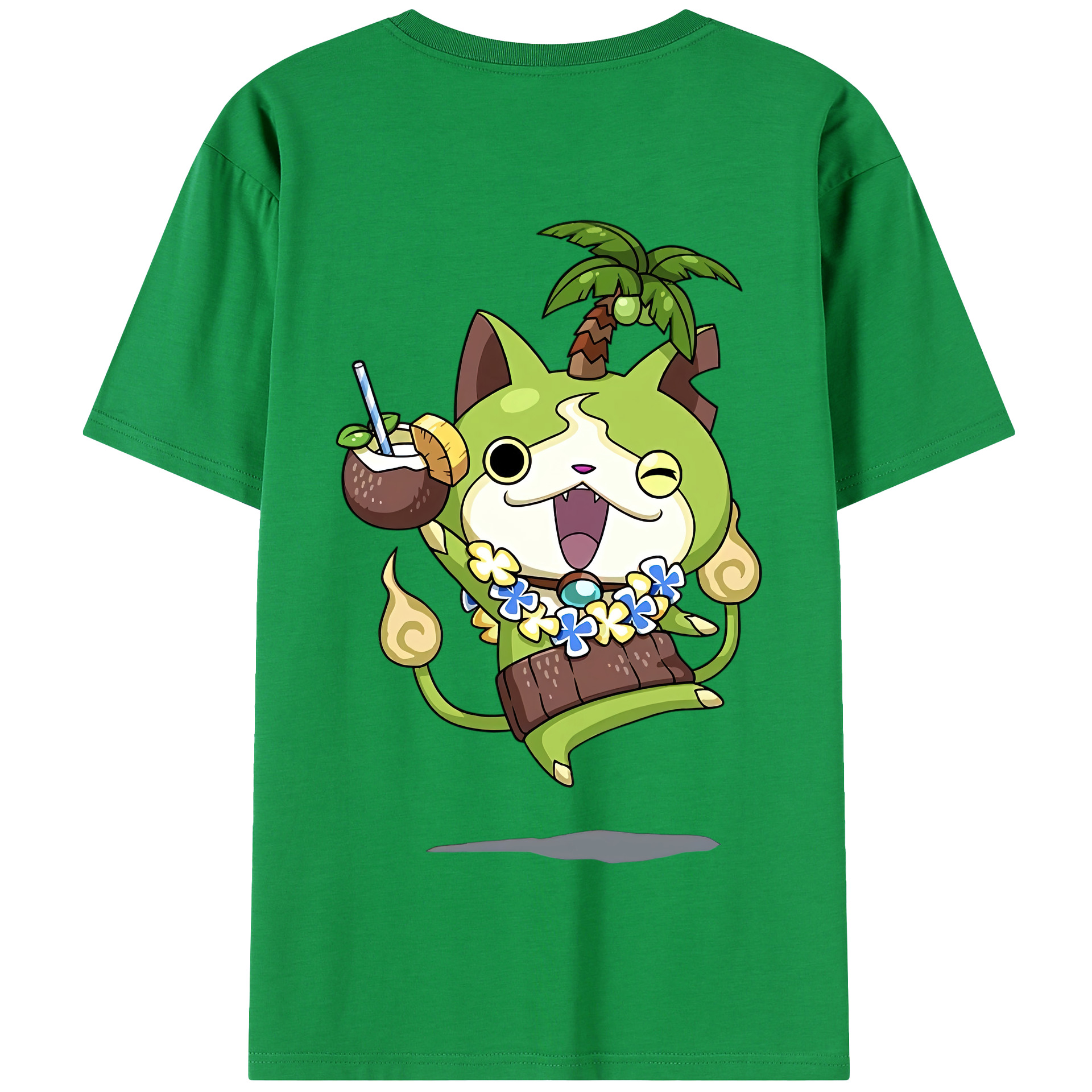 （画像用） 妖怪ウォッチ Yo-kai Watch 綿100％半袖Tシャツ（背面プリント）