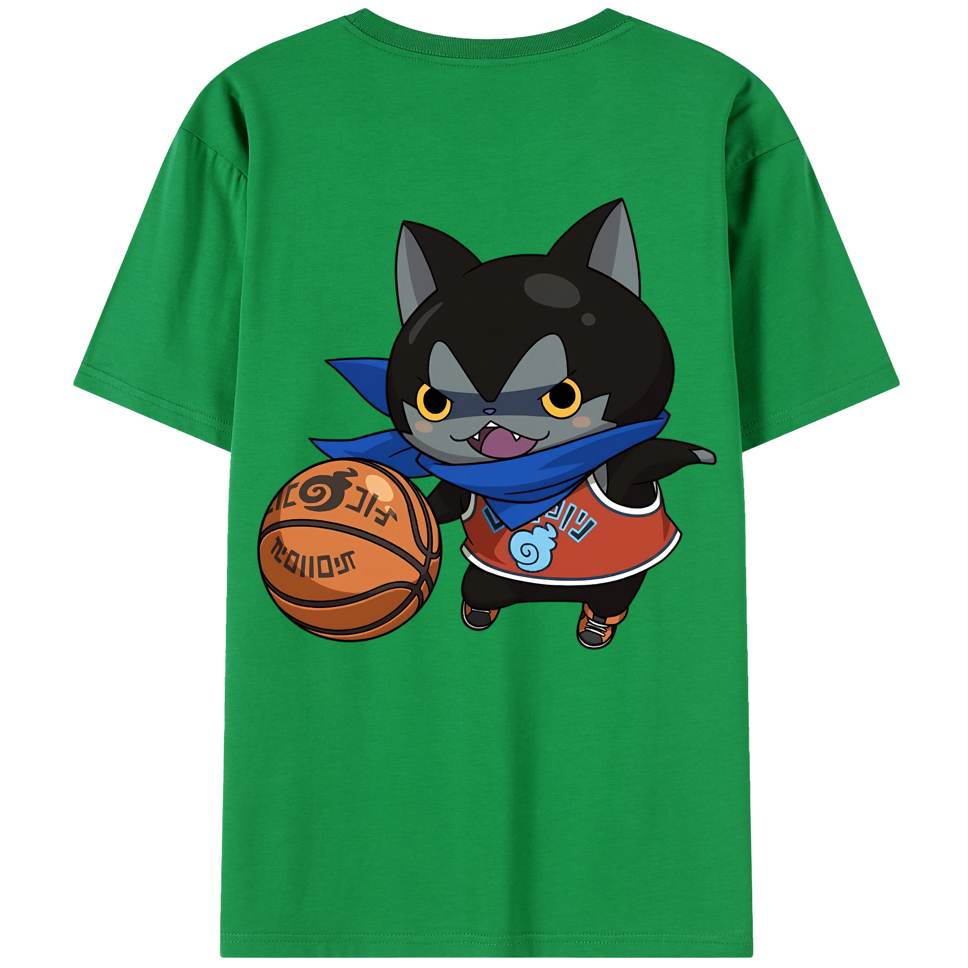 （画像用） 妖怪ウォッチ Yo-kai Watch 綿100％半袖Tシャツ（背面プリント）