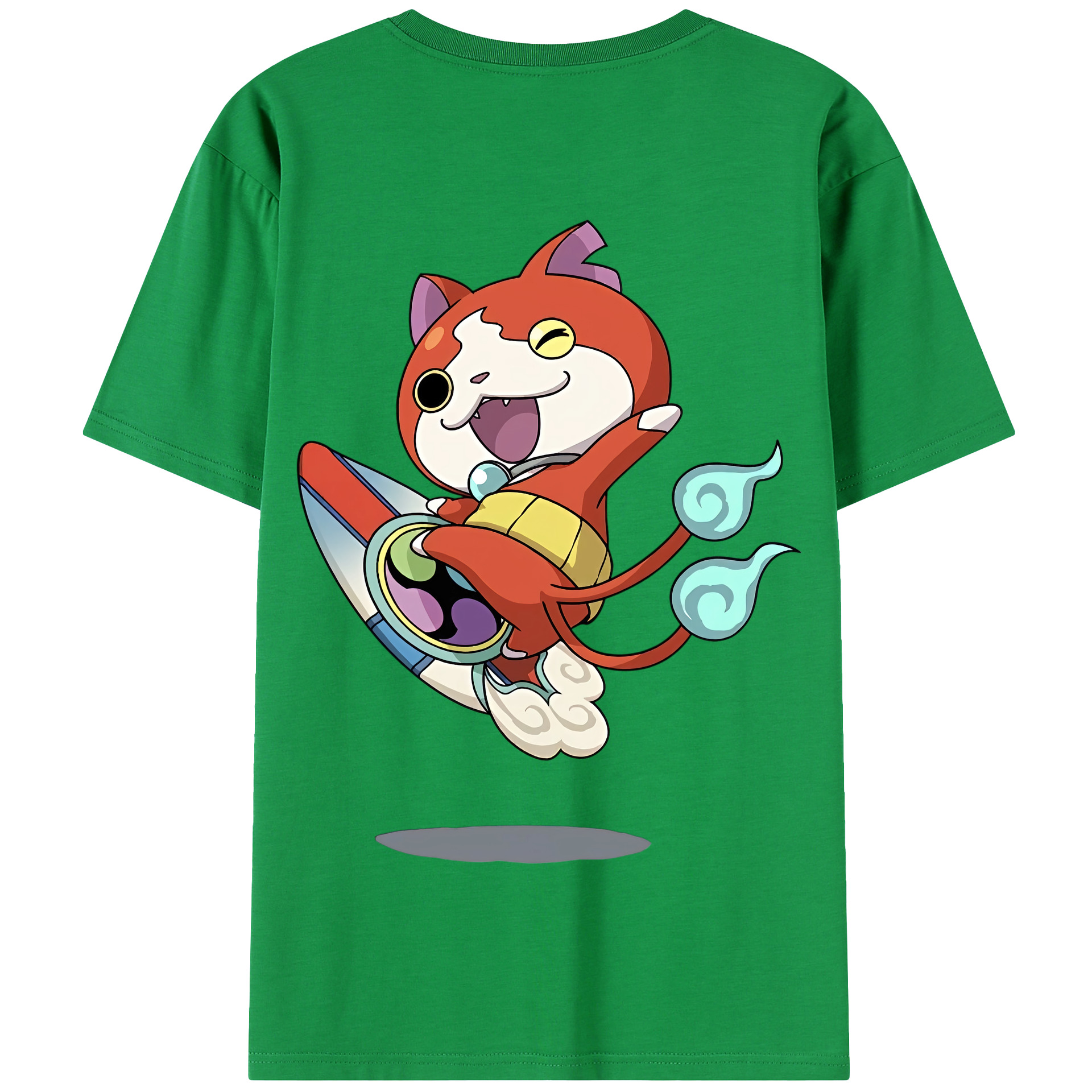 （画像用） 妖怪ウォッチ Yo-kai Watch 綿100％半袖Tシャツ（背面プリント）