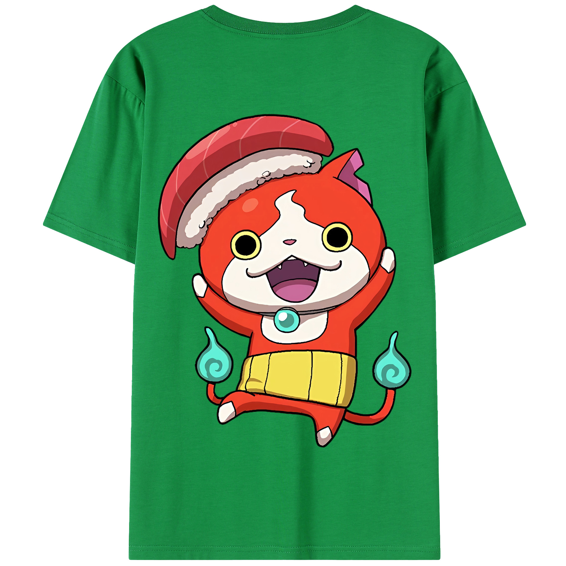 （画像用） 妖怪ウォッチ Yo-kai Watch 綿100％半袖Tシャツ（背面プリント）