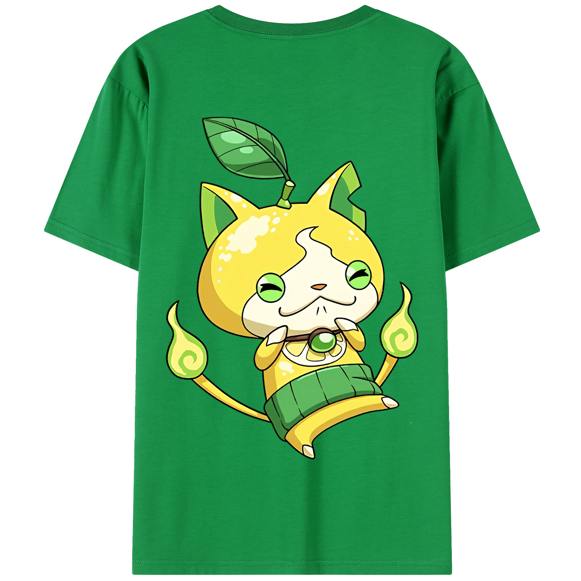 （画像用） 妖怪ウォッチ Yo-kai Watch 綿100％半袖Tシャツ（背面プリント）