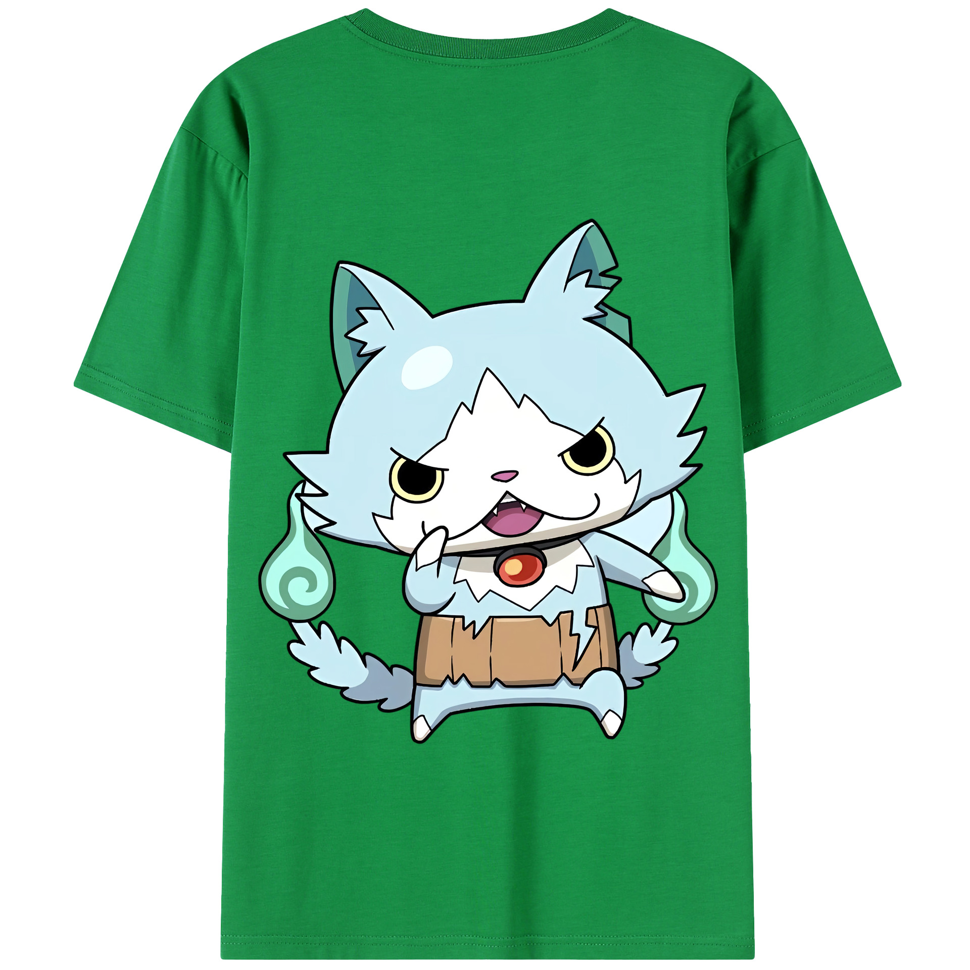 （画像用） 妖怪ウォッチ Yo-kai Watch 綿100％半袖Tシャツ（背面プリント）