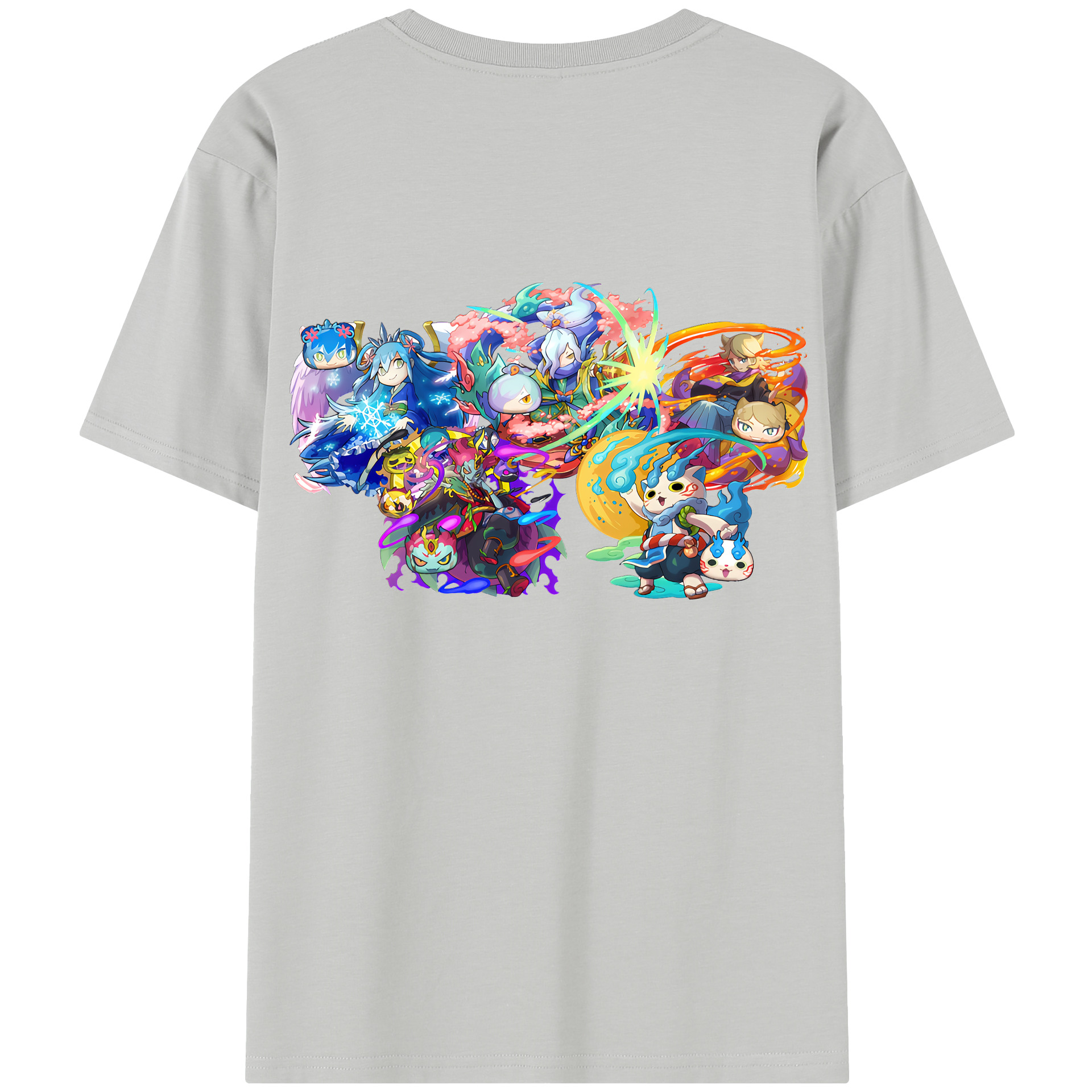 （画像用） 妖怪ウォッチ Yo-kai Watch 綿100％半袖Tシャツ（背面プリント）