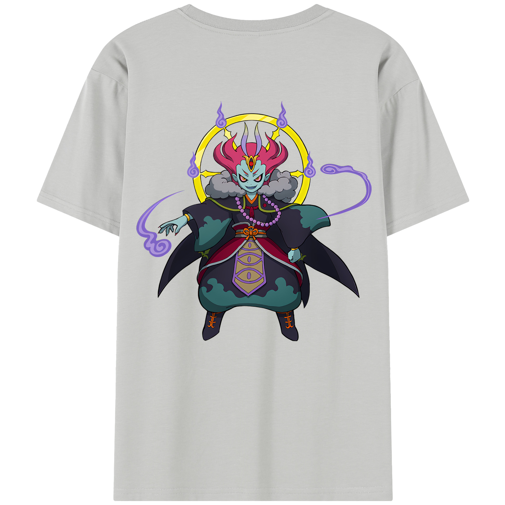 （画像用） 妖怪ウォッチ Yo-kai Watch 綿100％半袖Tシャツ（背面プリント）