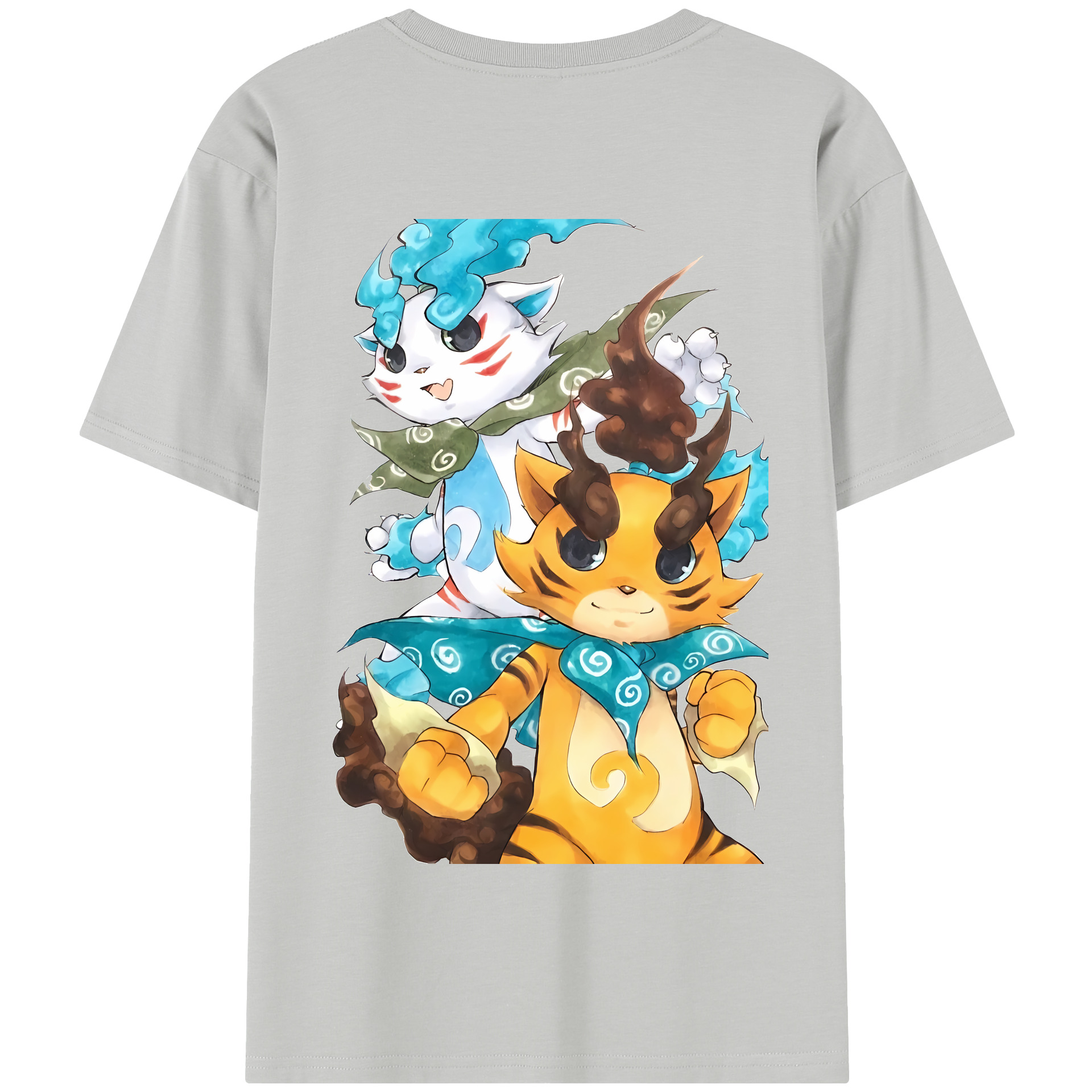 （画像用） 妖怪ウォッチ Yo-kai Watch 綿100％半袖Tシャツ（背面プリント）