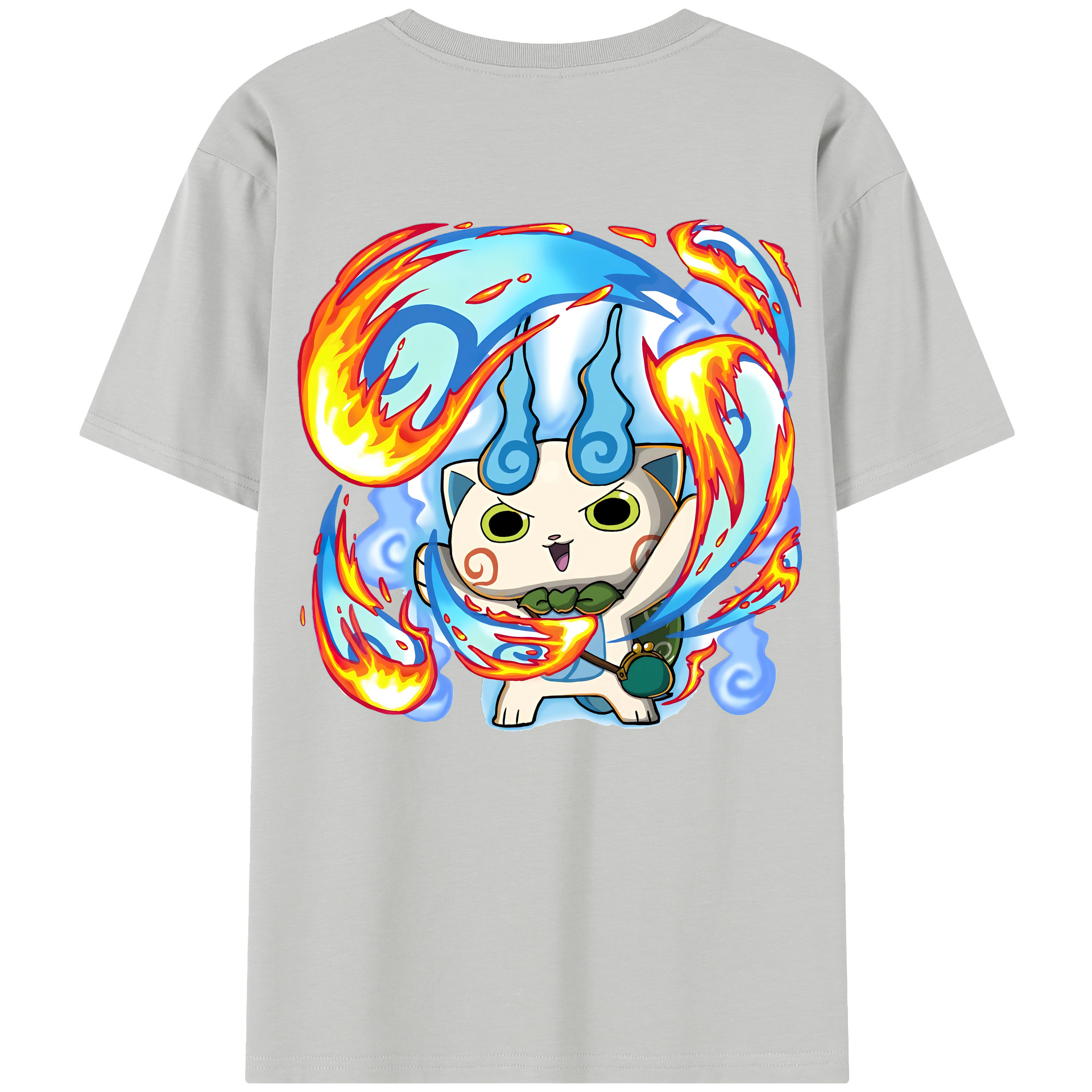 （画像用） 妖怪ウォッチ Yo-kai Watch 綿100％半袖Tシャツ（背面プリント）