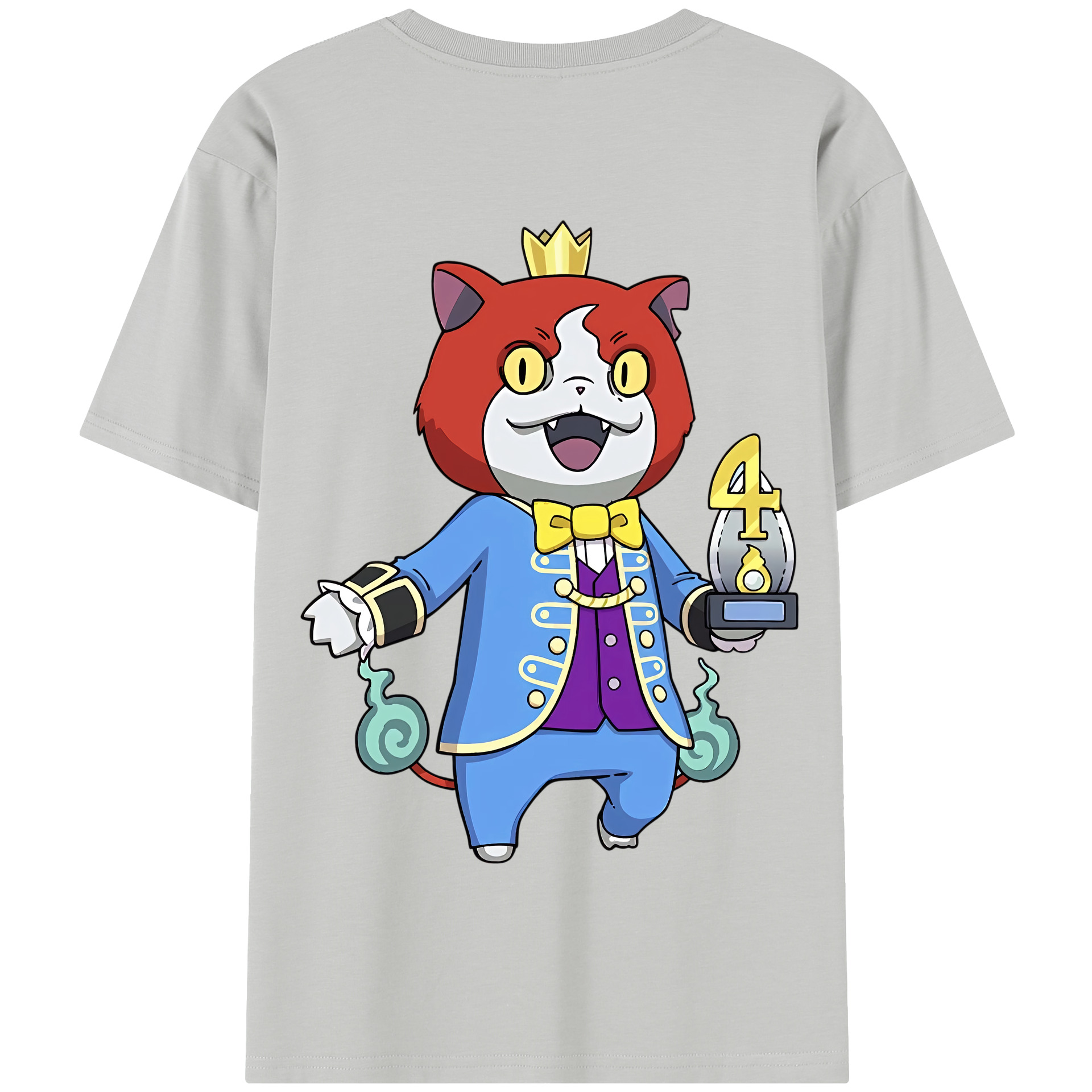 （画像用） 妖怪ウォッチ Yo-kai Watch 綿100％半袖Tシャツ（背面プリント）