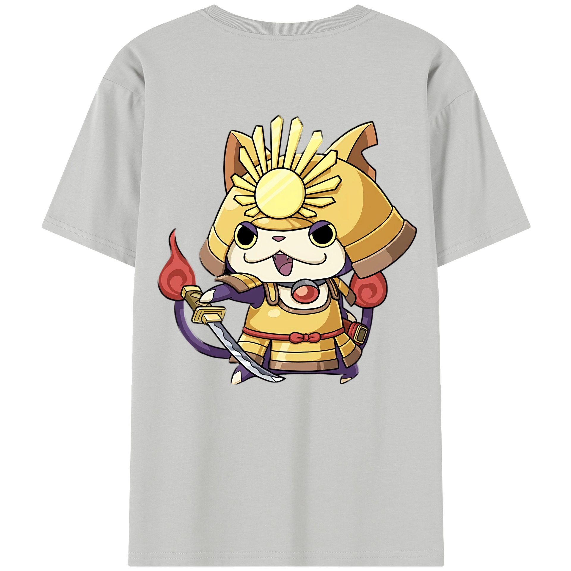 （画像用） 妖怪ウォッチ Yo-kai Watch 綿100％半袖Tシャツ（背面プリント）