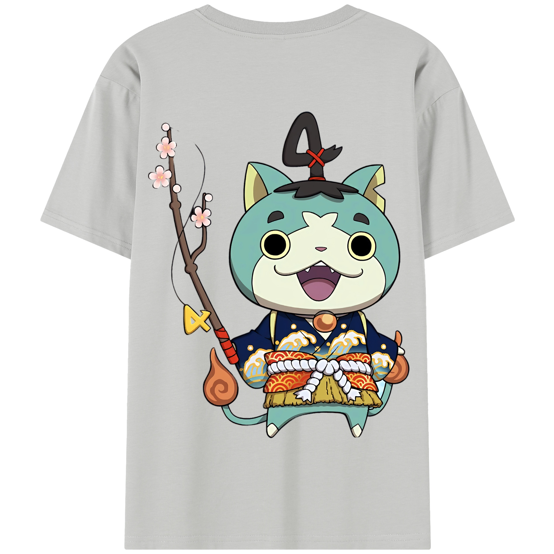 （画像用） 妖怪ウォッチ Yo-kai Watch 綿100％半袖Tシャツ（背面プリント）