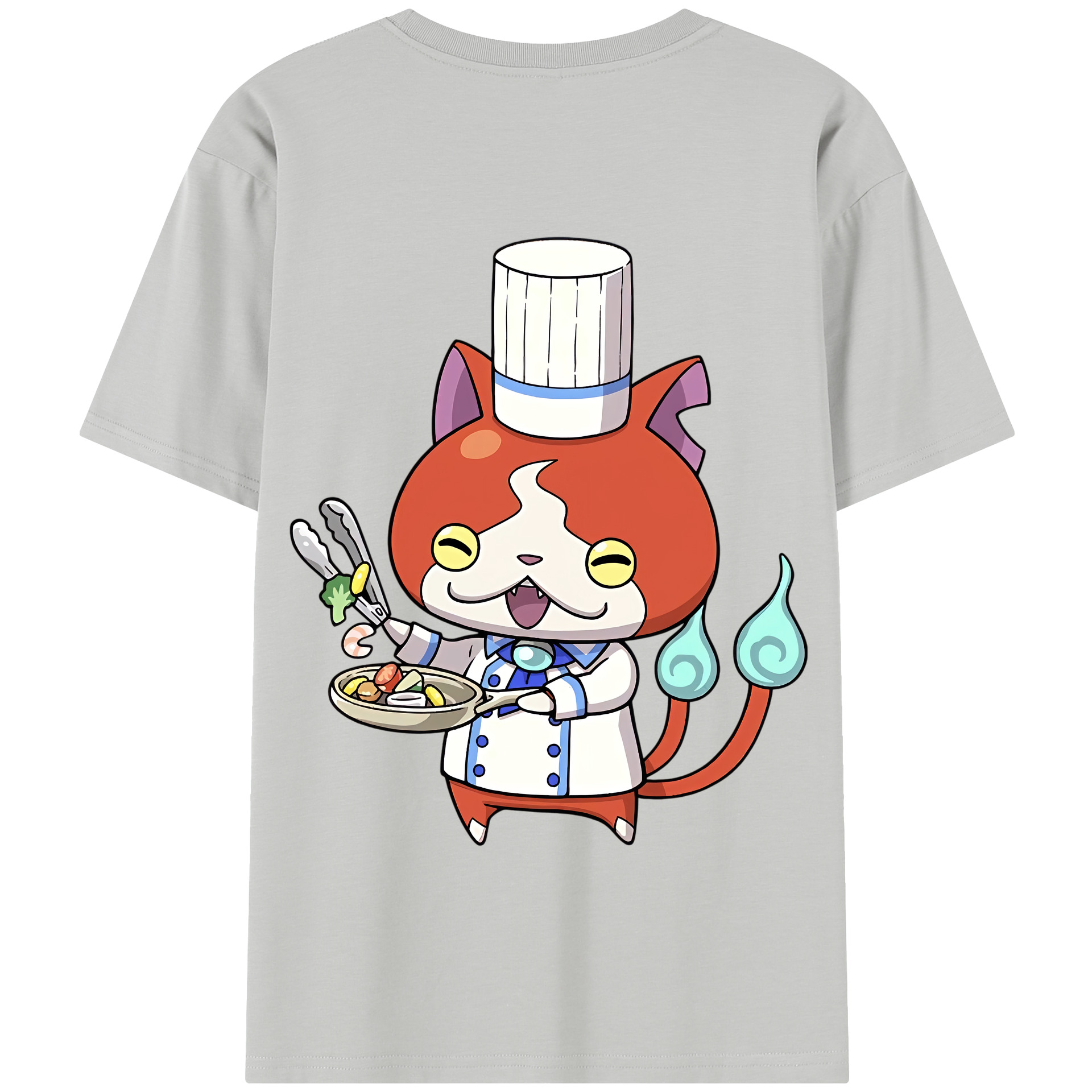 （画像用） 妖怪ウォッチ Yo-kai Watch 綿100％半袖Tシャツ（背面プリント）