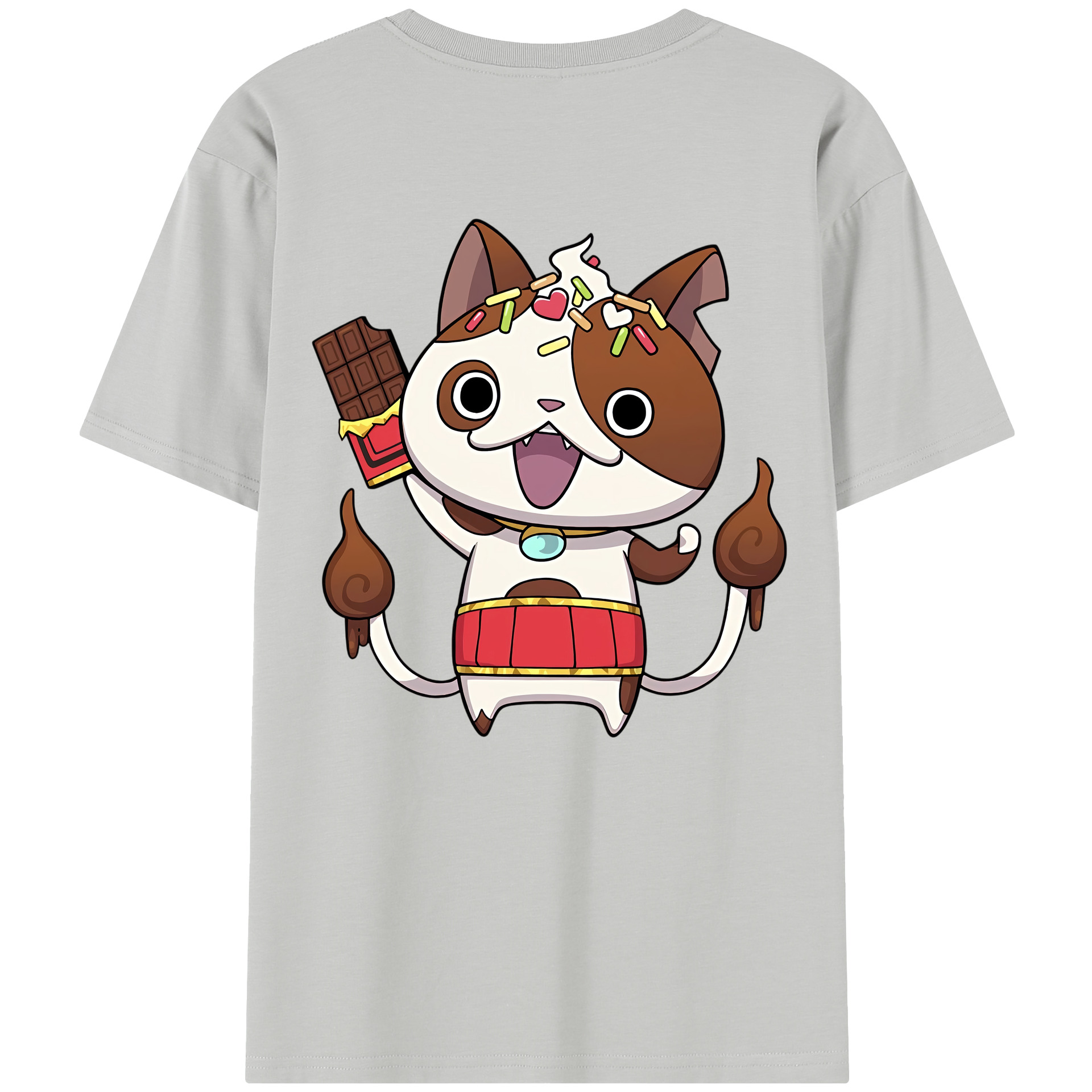 （画像用） 妖怪ウォッチ Yo-kai Watch 綿100％半袖Tシャツ（背面プリント）