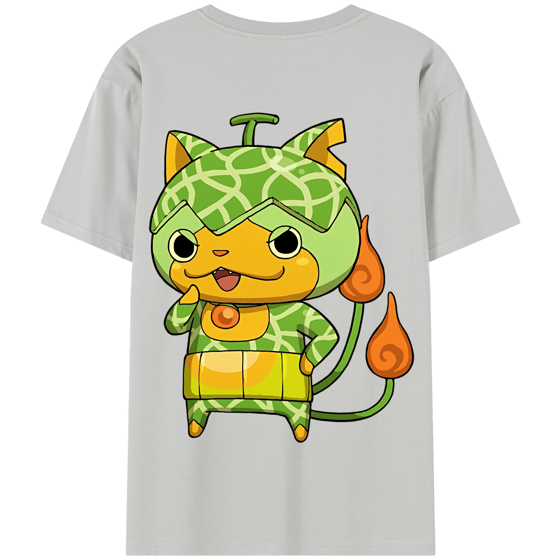 （画像用） 妖怪ウォッチ Yo-kai Watch 綿100％半袖Tシャツ（背面プリント）