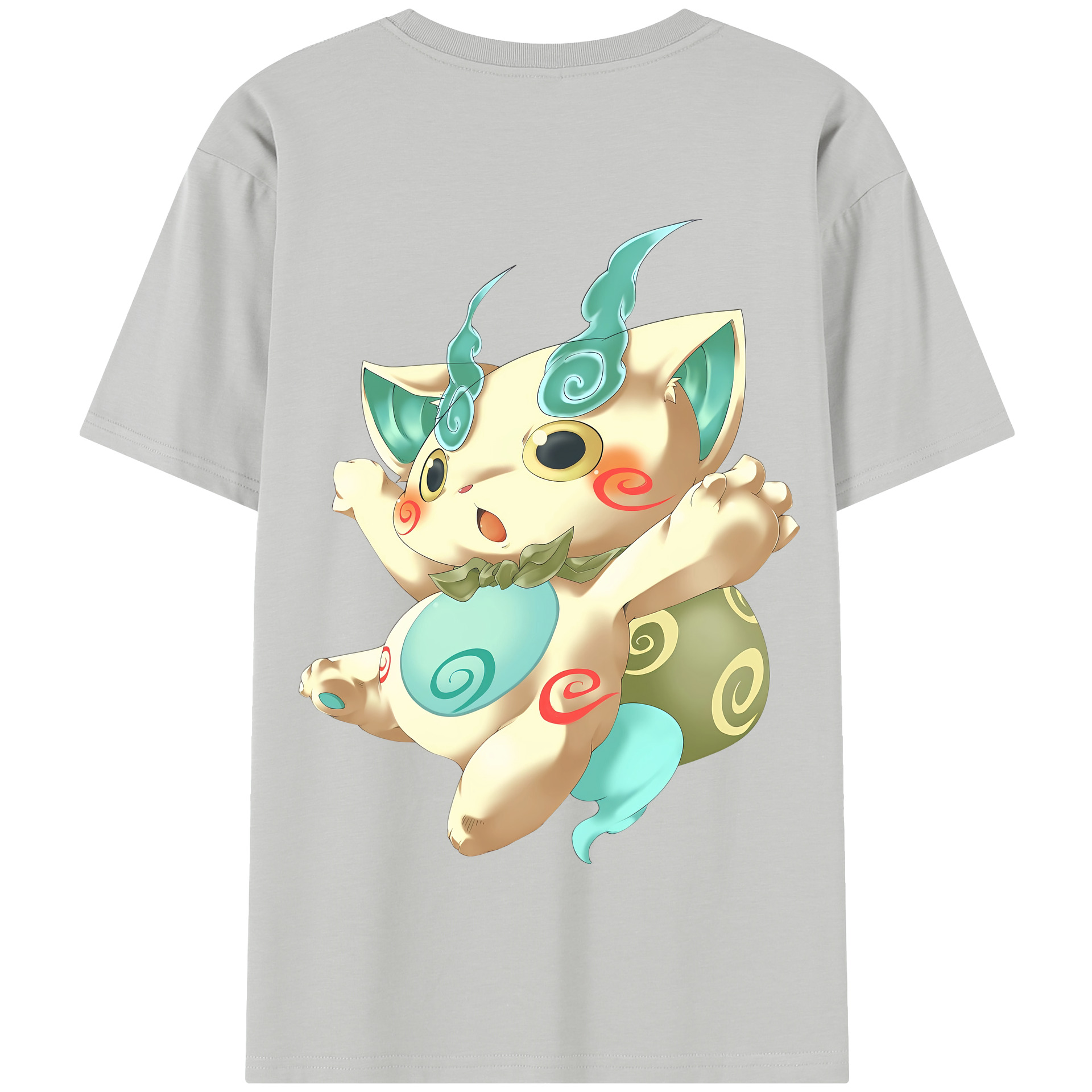 （画像用） 妖怪ウォッチ Yo-kai Watch 綿100％半袖Tシャツ（背面プリント）
