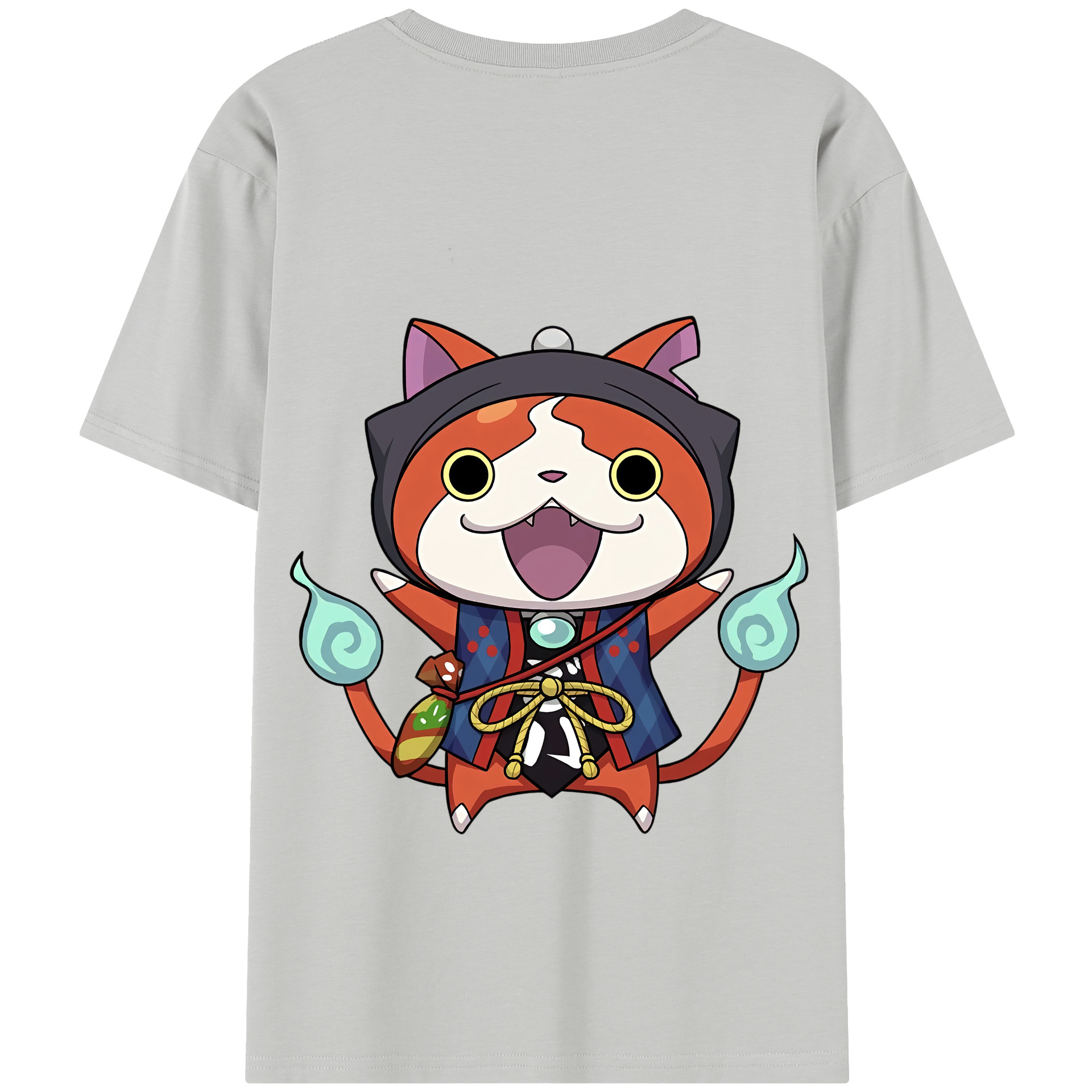 （画像用） 妖怪ウォッチ Yo-kai Watch 綿100％半袖Tシャツ（背面プリント）
