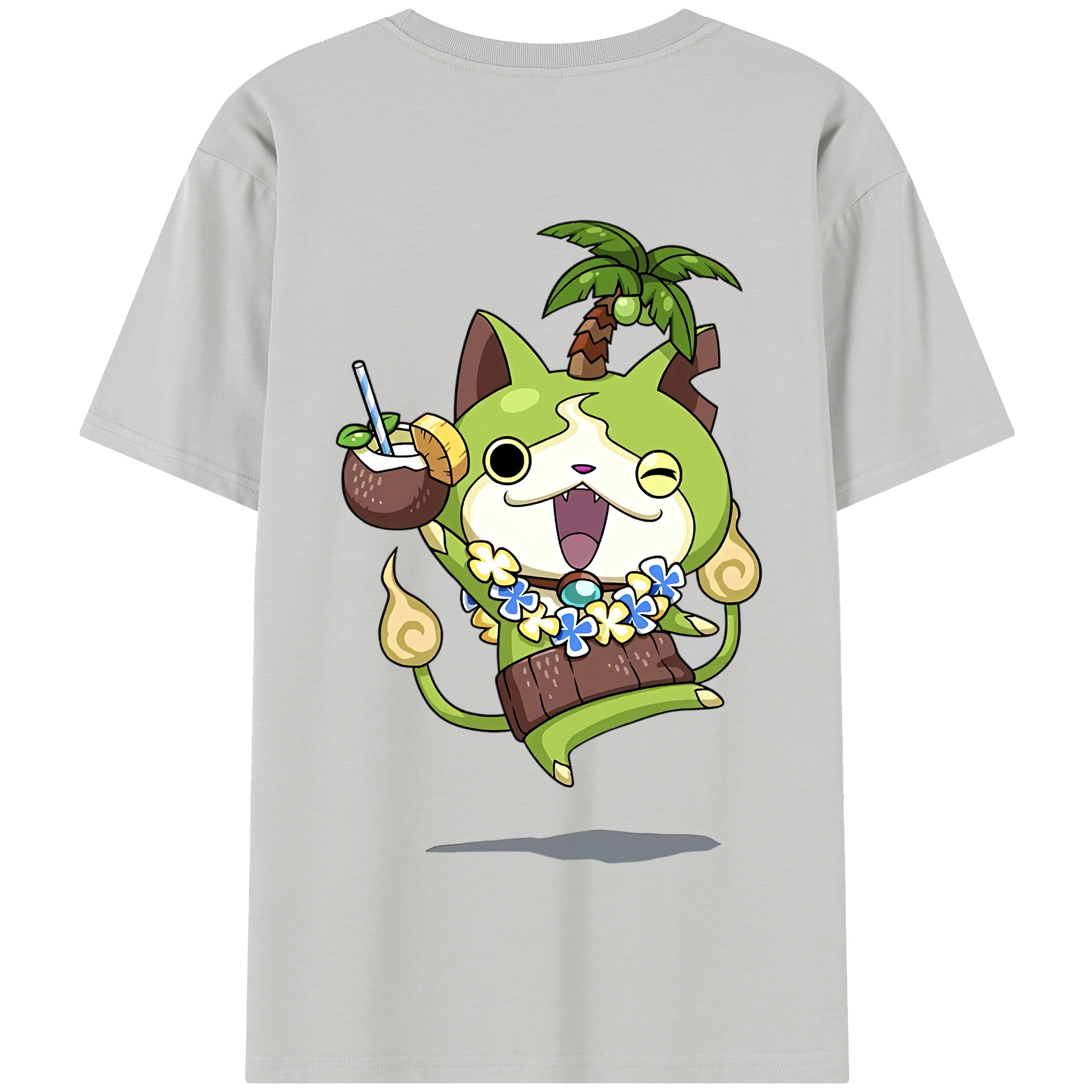 （画像用） 妖怪ウォッチ Yo-kai Watch 綿100％半袖Tシャツ（背面プリント）