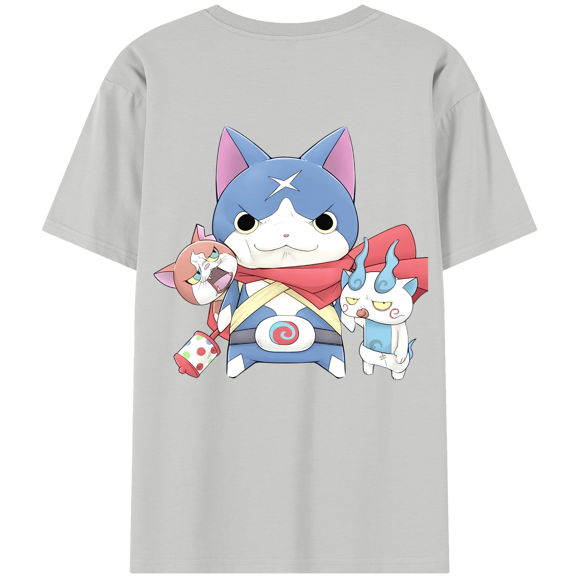 （画像用） 妖怪ウォッチ Yo-kai Watch 綿100％半袖Tシャツ（背面プリント）