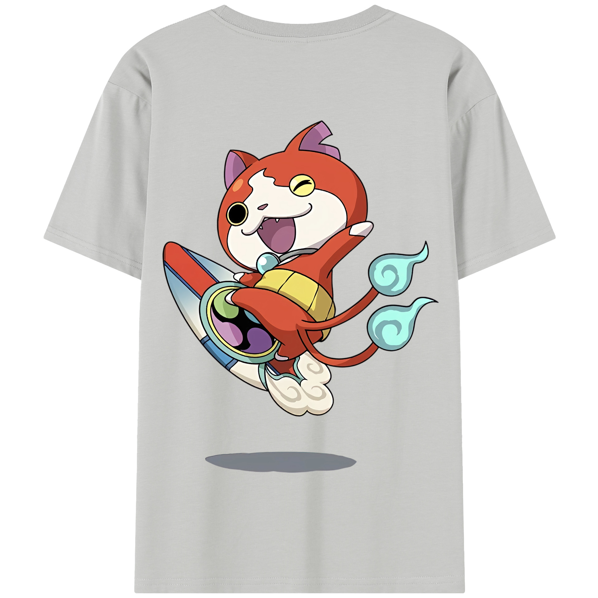 （画像用） 妖怪ウォッチ Yo-kai Watch 綿100％半袖Tシャツ（背面プリント）
