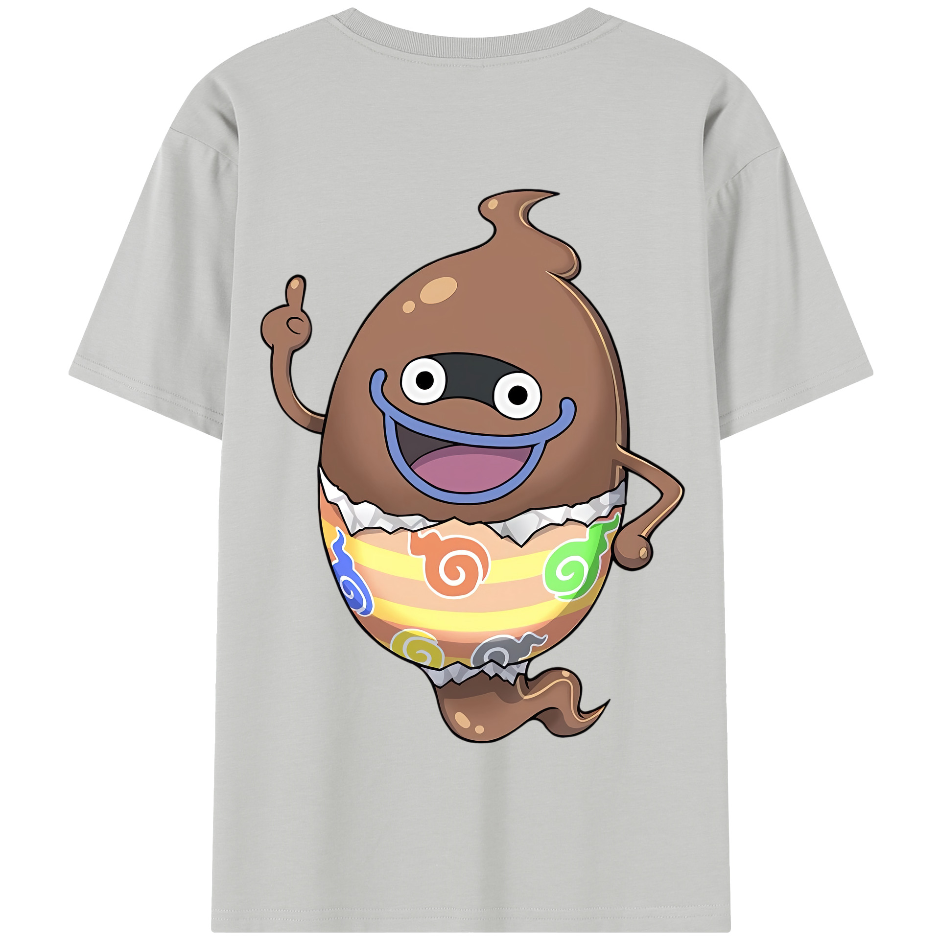（画像用） 妖怪ウォッチ Yo-kai Watch 綿100％半袖Tシャツ（背面プリント）