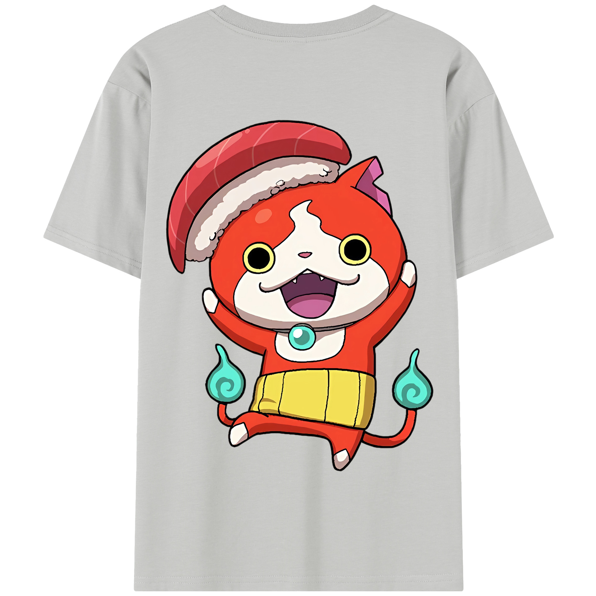 （画像用） 妖怪ウォッチ Yo-kai Watch 綿100％半袖Tシャツ（背面プリント）