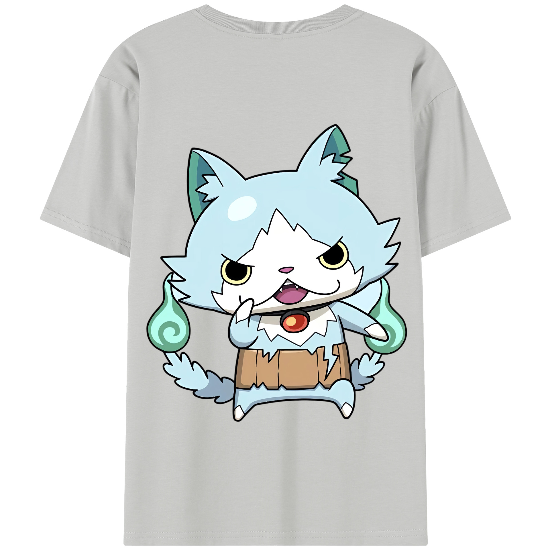 （画像用） 妖怪ウォッチ Yo-kai Watch 綿100％半袖Tシャツ（背面プリント）