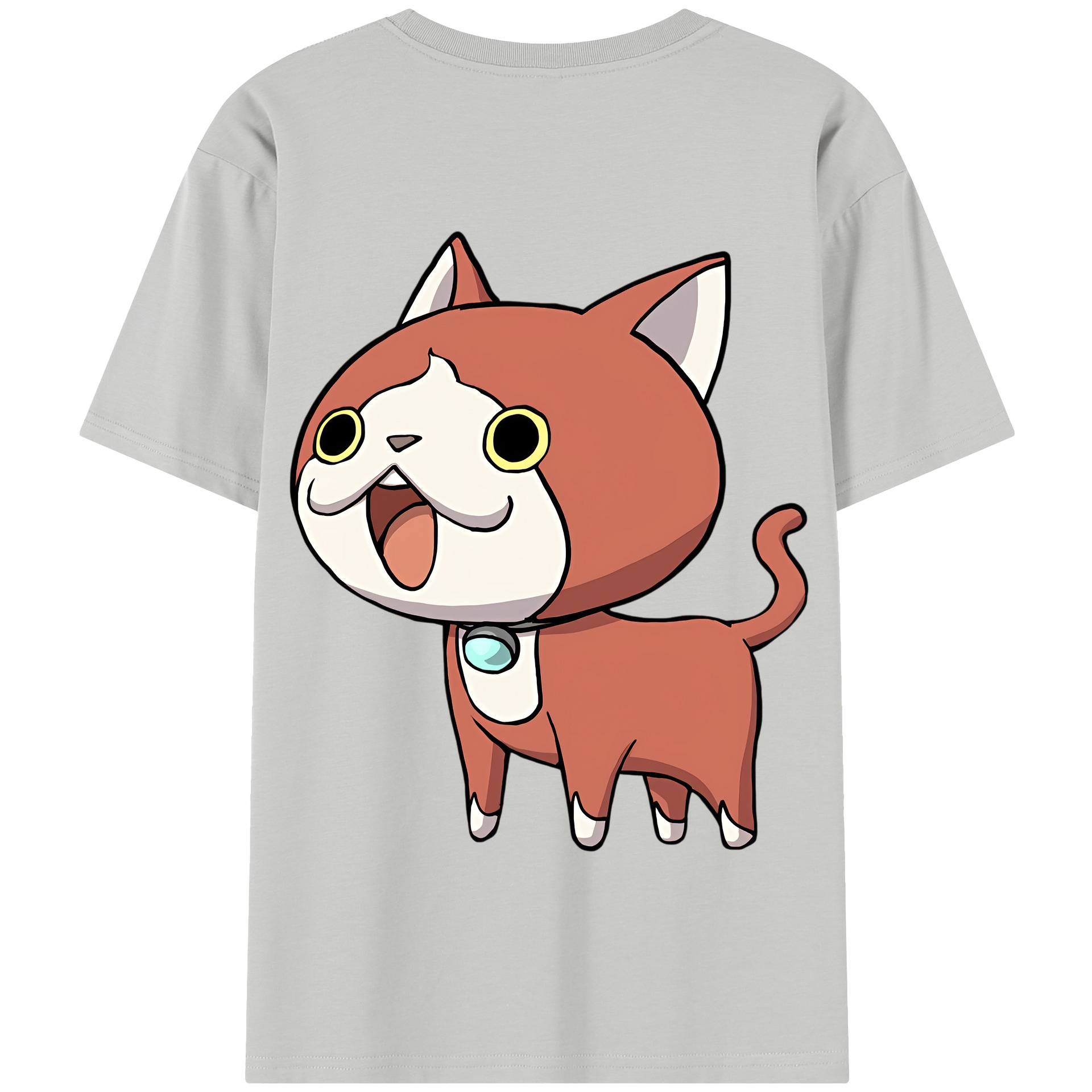 （画像用） 妖怪ウォッチ Yo-kai Watch 綿100％半袖Tシャツ（背面プリント）